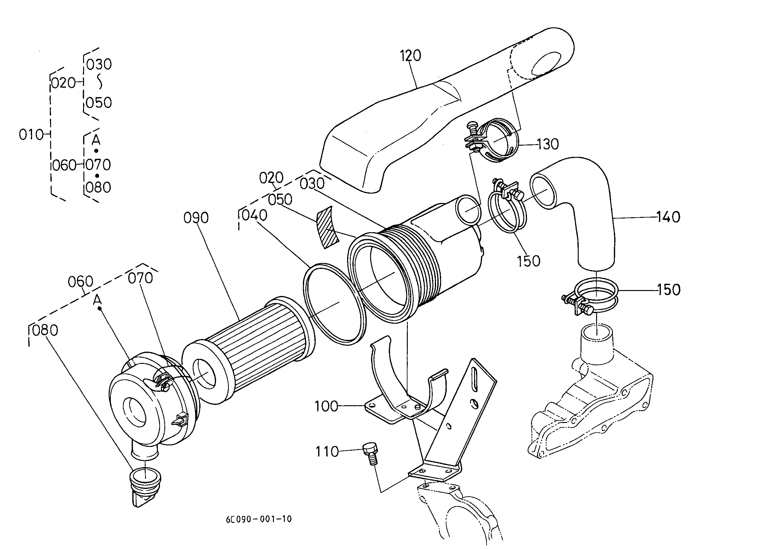 Kubota B7300HSD (Hydrostatic Transmission, 4wd) Parts Diagrams