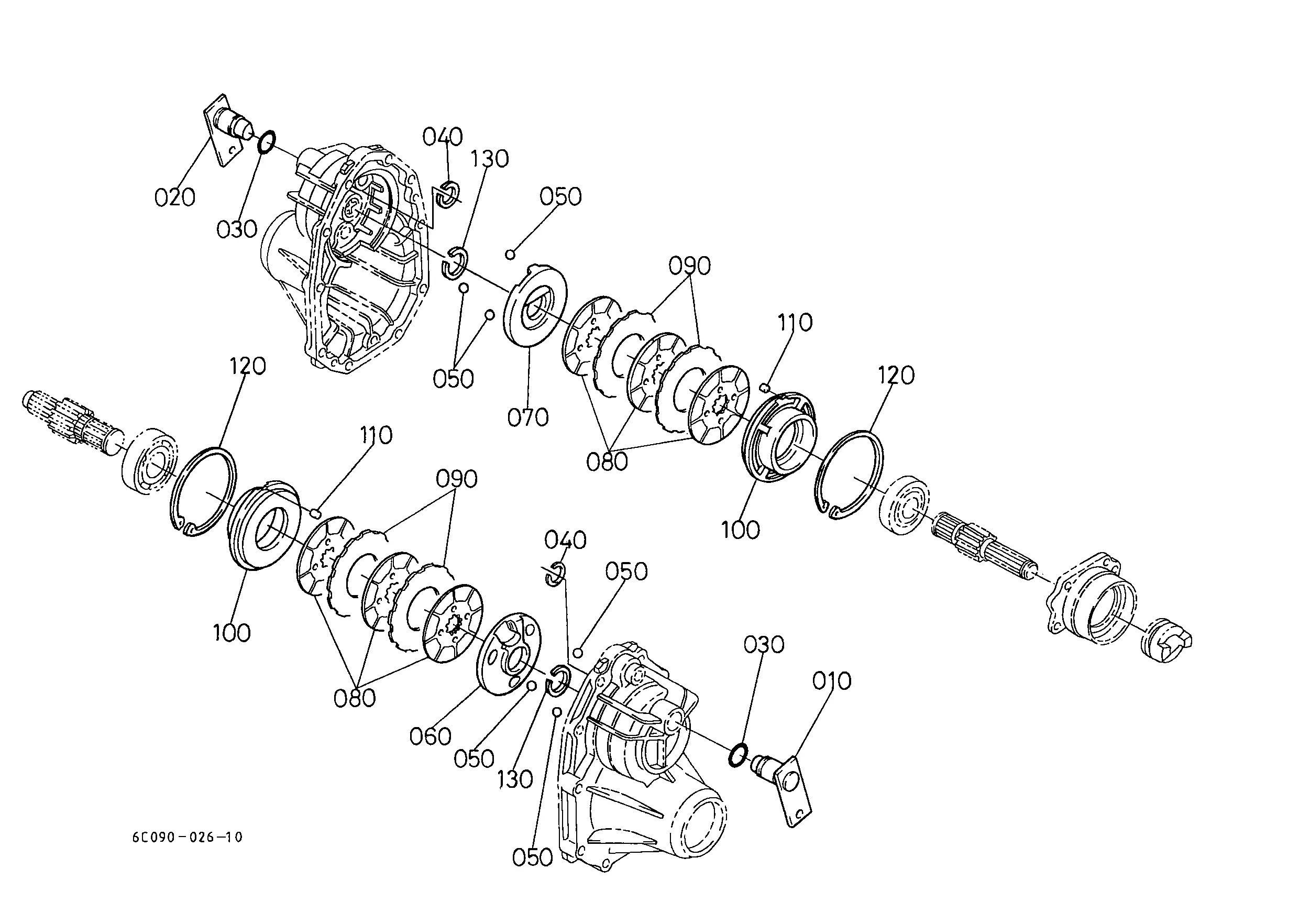 Kubota B7300HSD (Hydrostatic Transmission, 4wd) Parts Diagrams