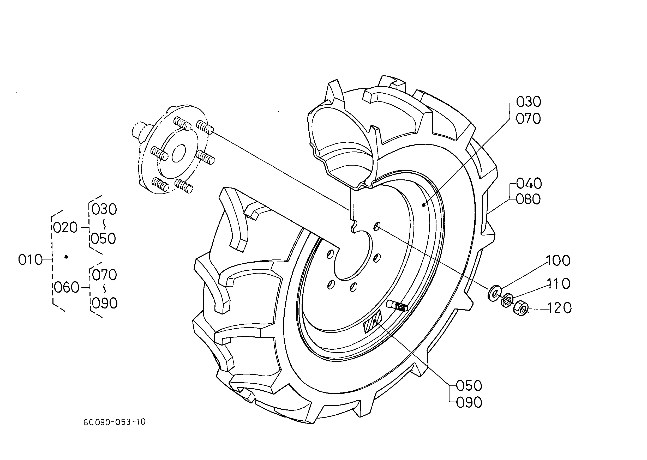 Kubota B7300HSD (Hydrostatic Transmission, 4wd) Parts Diagrams