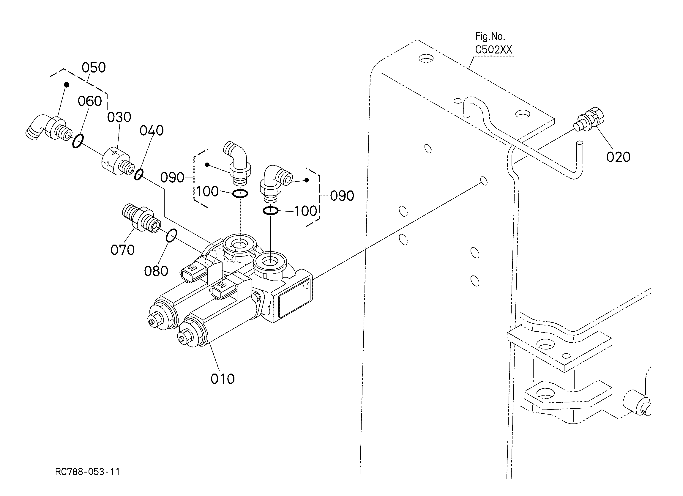 Kubota KX033-4 Parts Diagrams