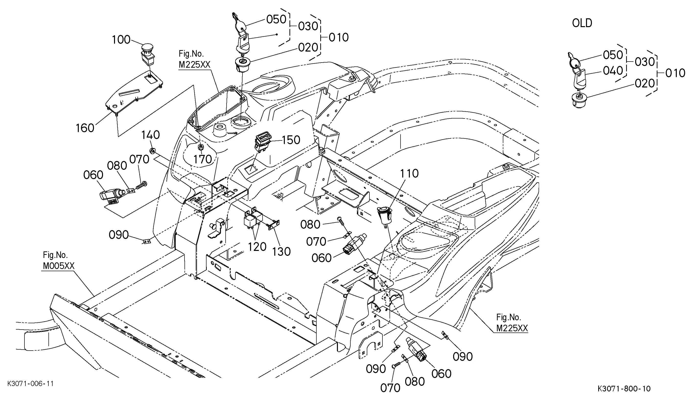 Kubota Z411KW Parts Diagrams