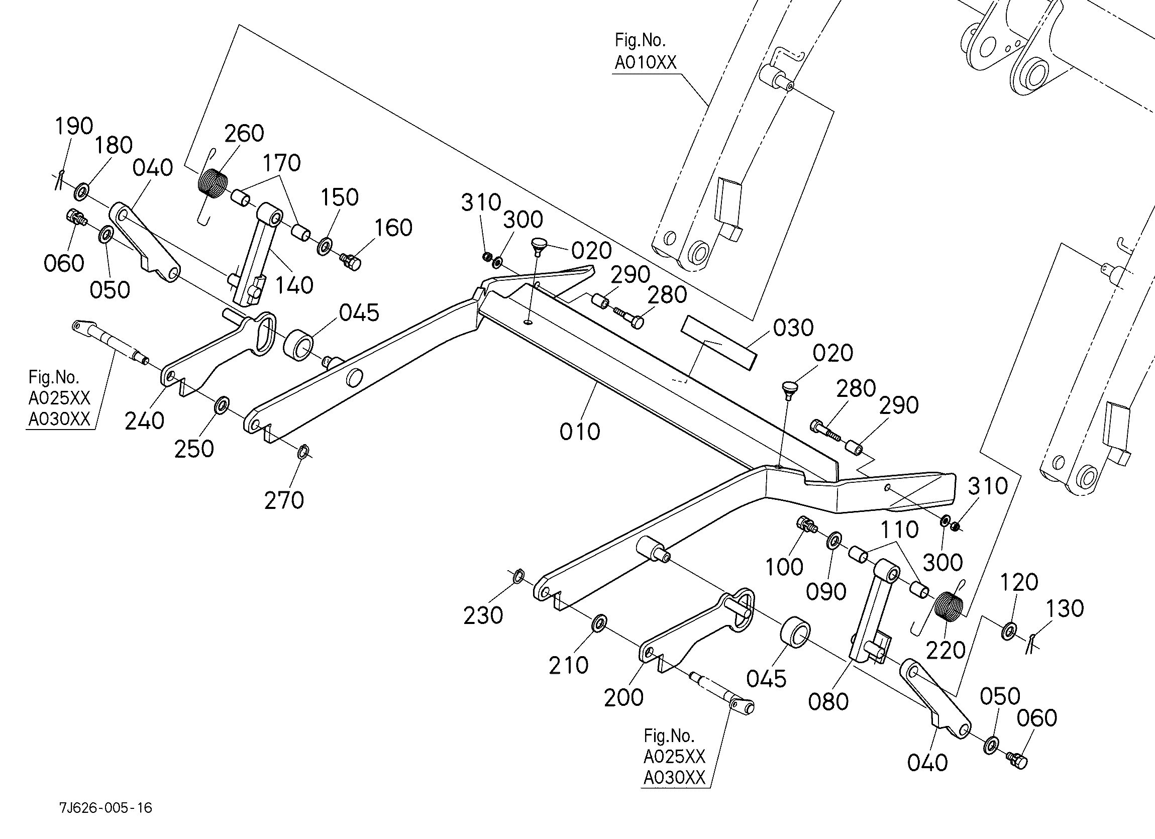 Kubota LA344 Parts Diagrams
