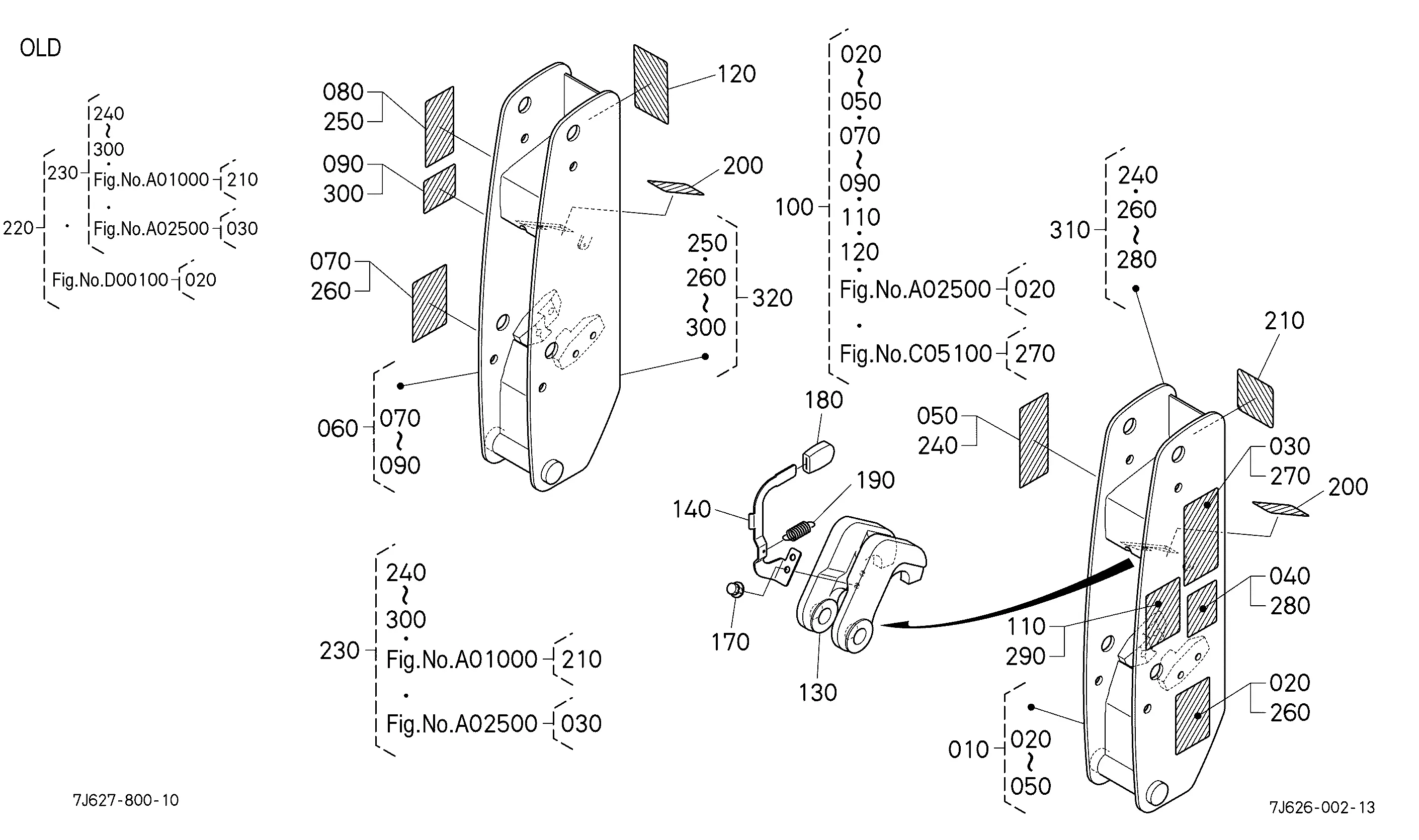 Kubota LA340 Parts Diagrams