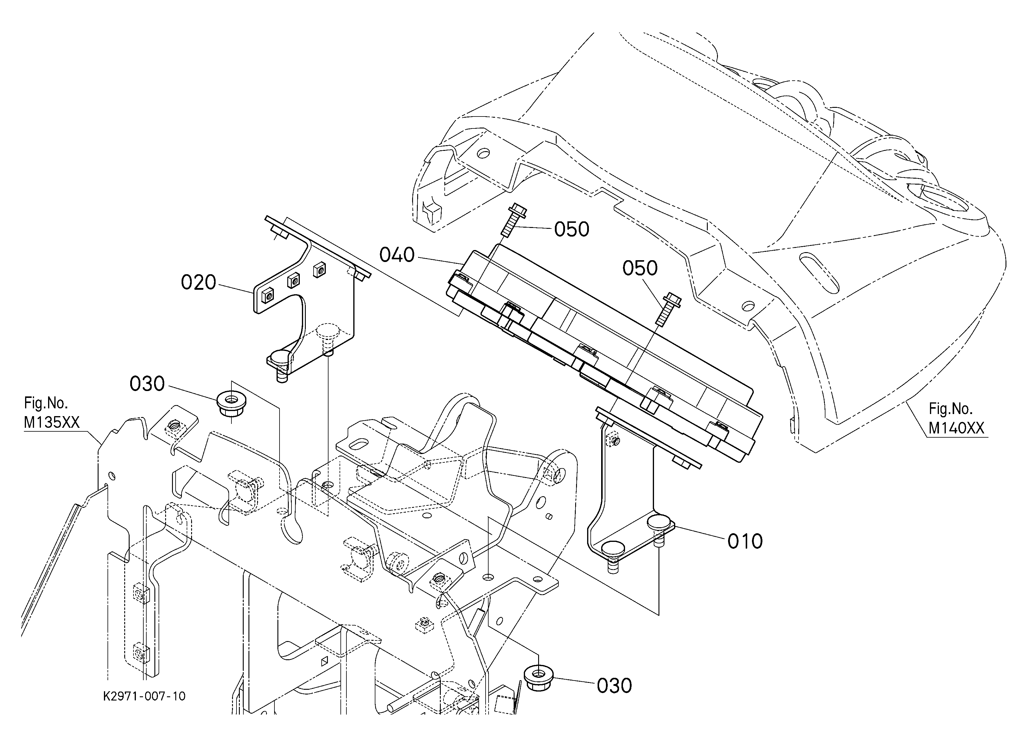 Kubota BX2680 Parts Diagrams
