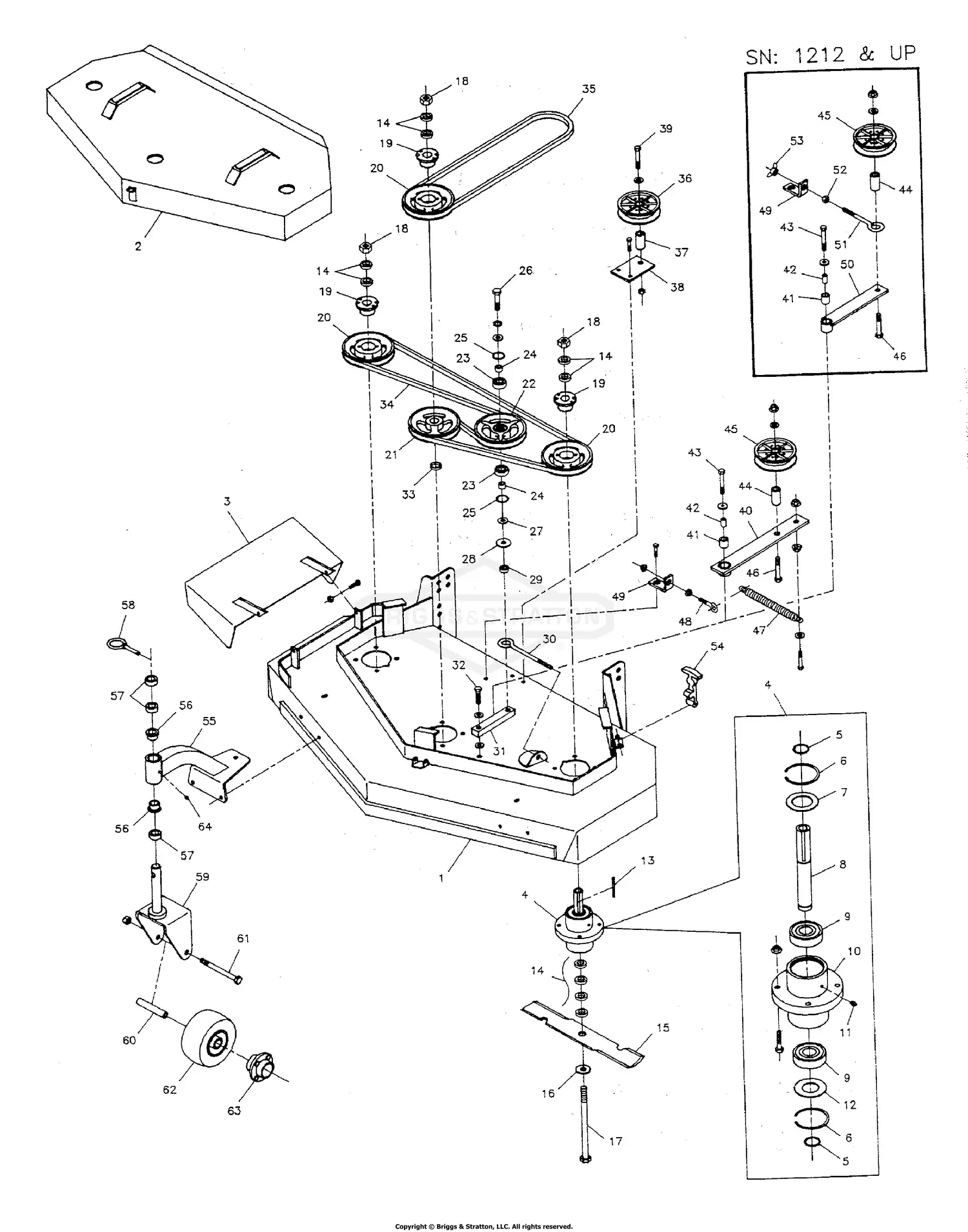 Ferris 5901020 - 14HP Kawasaki w/ 48