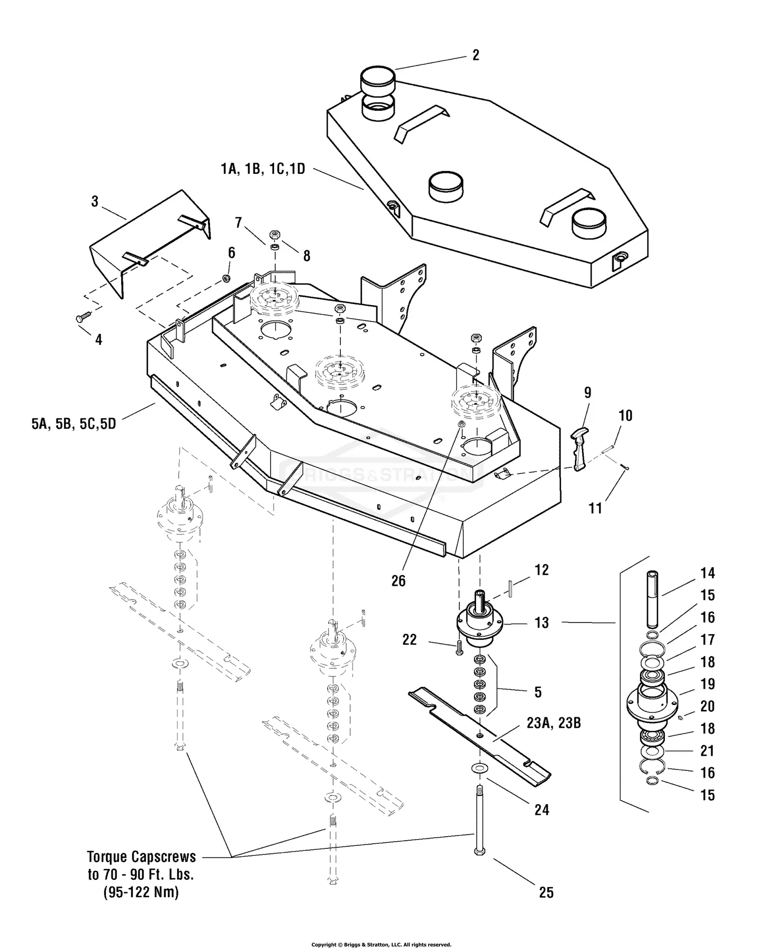 Ferris 5901012 - 14HP Kawasaki w/ 48