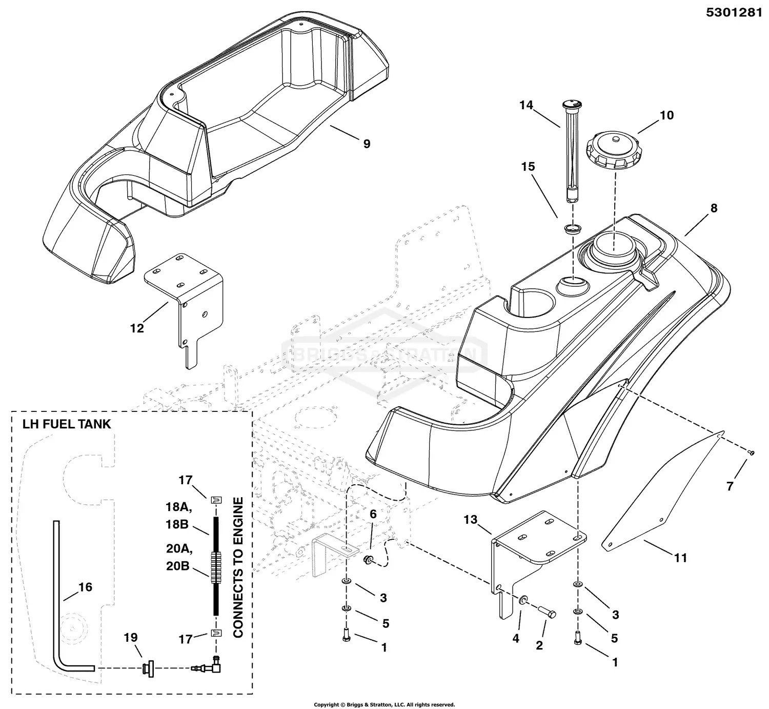 Ferris 5900572 - IS1500ZX Series w/ 61