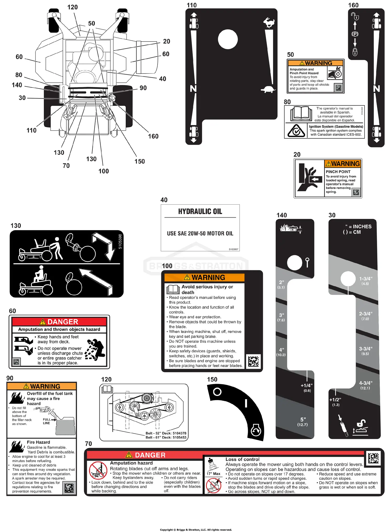 Ferris 5901784 - SRS Z3X Series w/ 52