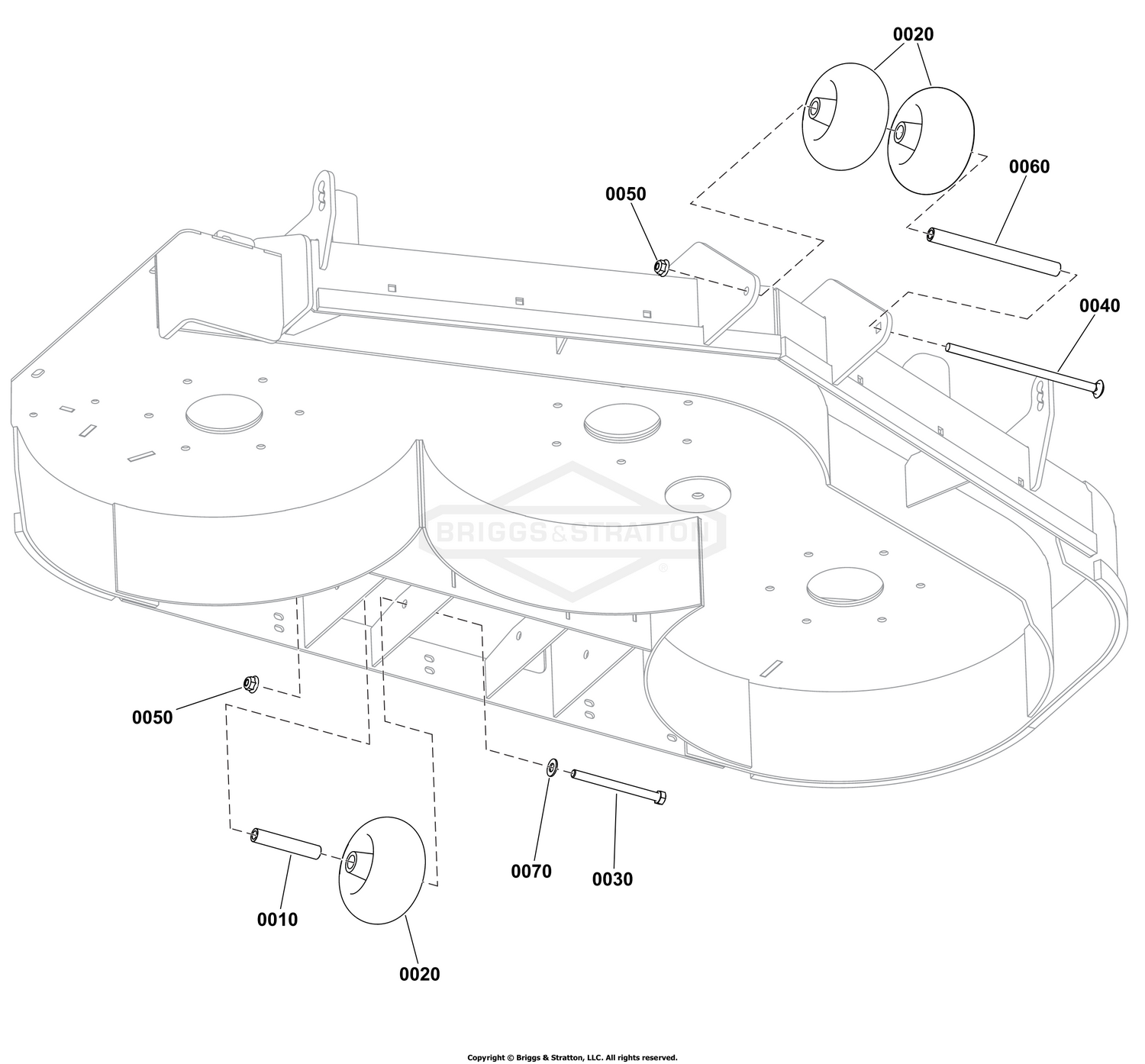 Diagram マルチウェイ リバーシブル マルチモッズコート 36 Ferris 5902168 - SRS Z3X Series w/ 52