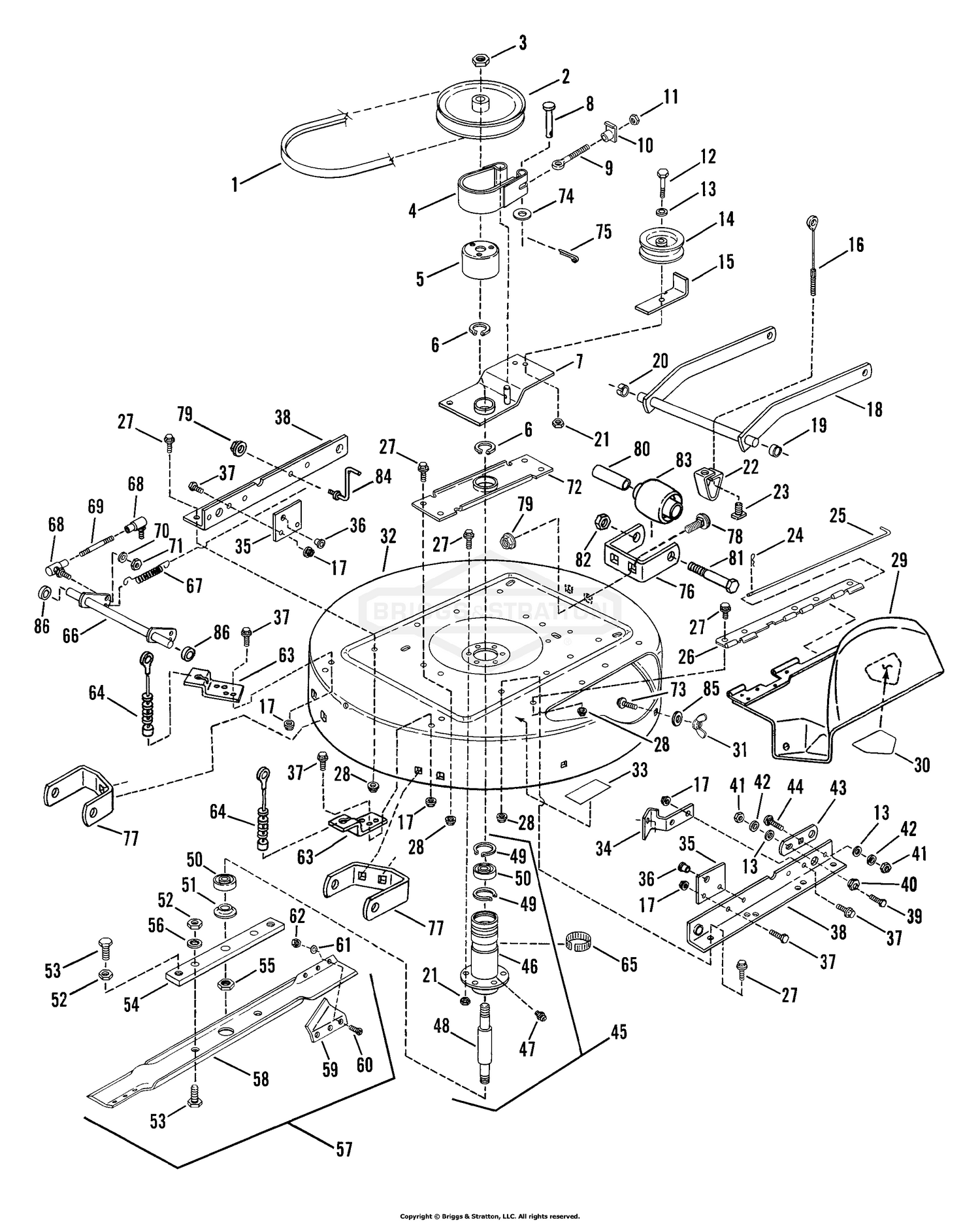 Snapper Rer Drive Disc Snapper 80083 - LT12D331B, 33