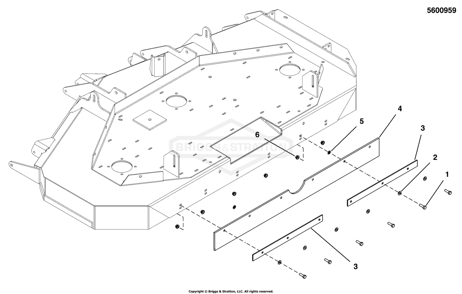 Snapper Pro 5600959 - Striping Kit, 61 iCD Deck Parts Diagrams