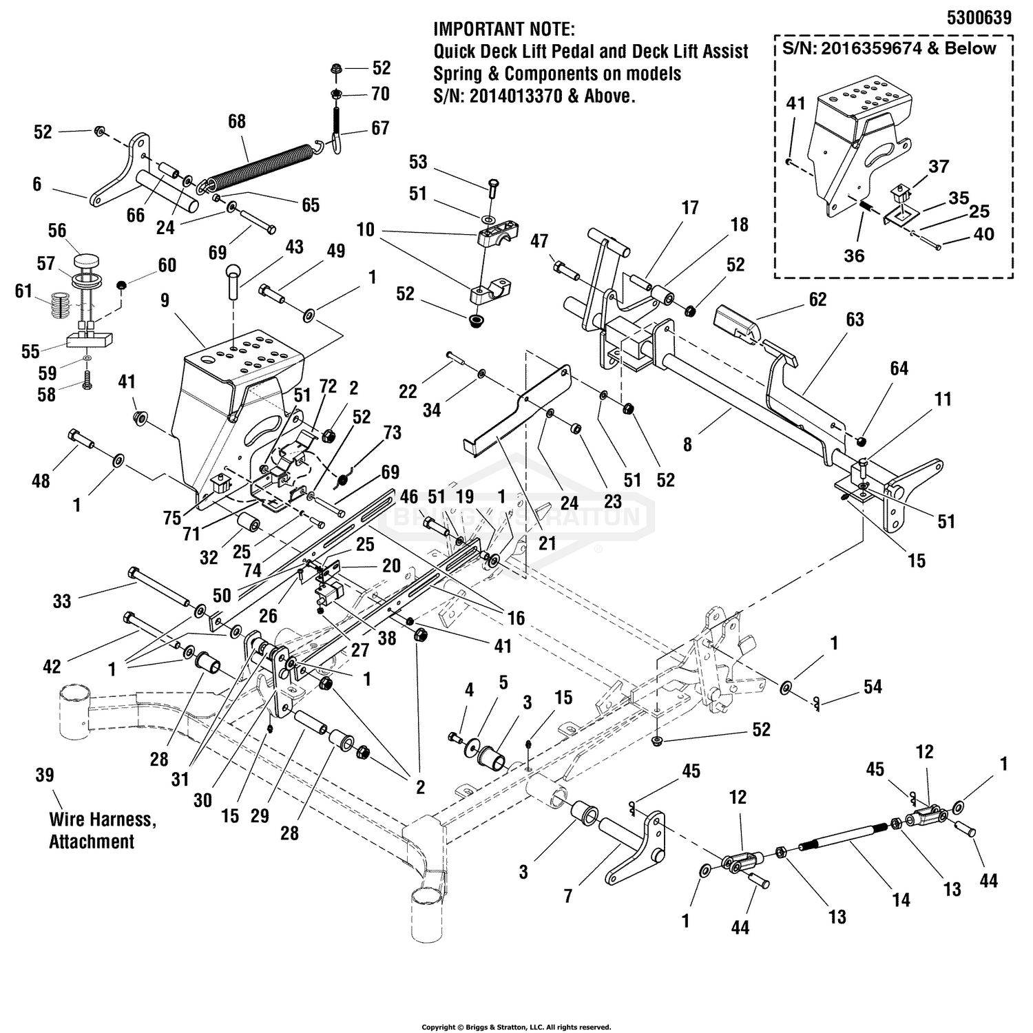 まみページ Husqvarna Deck Suspension Link Assembly OEM #599939601