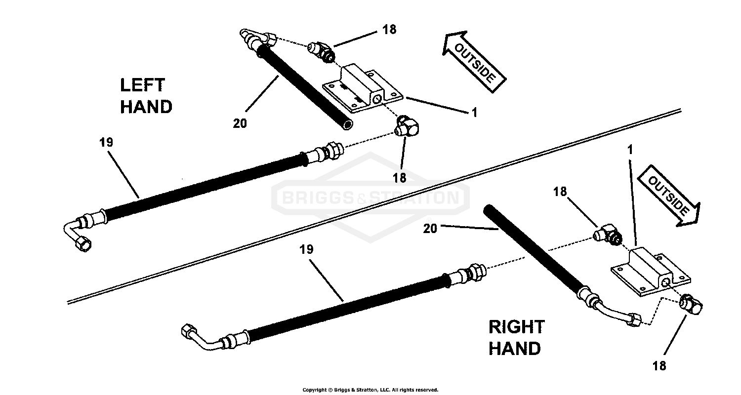 Mana Diagram ２枚セット Snapper Pro 7084942 - NZM25611KWV, 25HP Kawasaki w/ 61