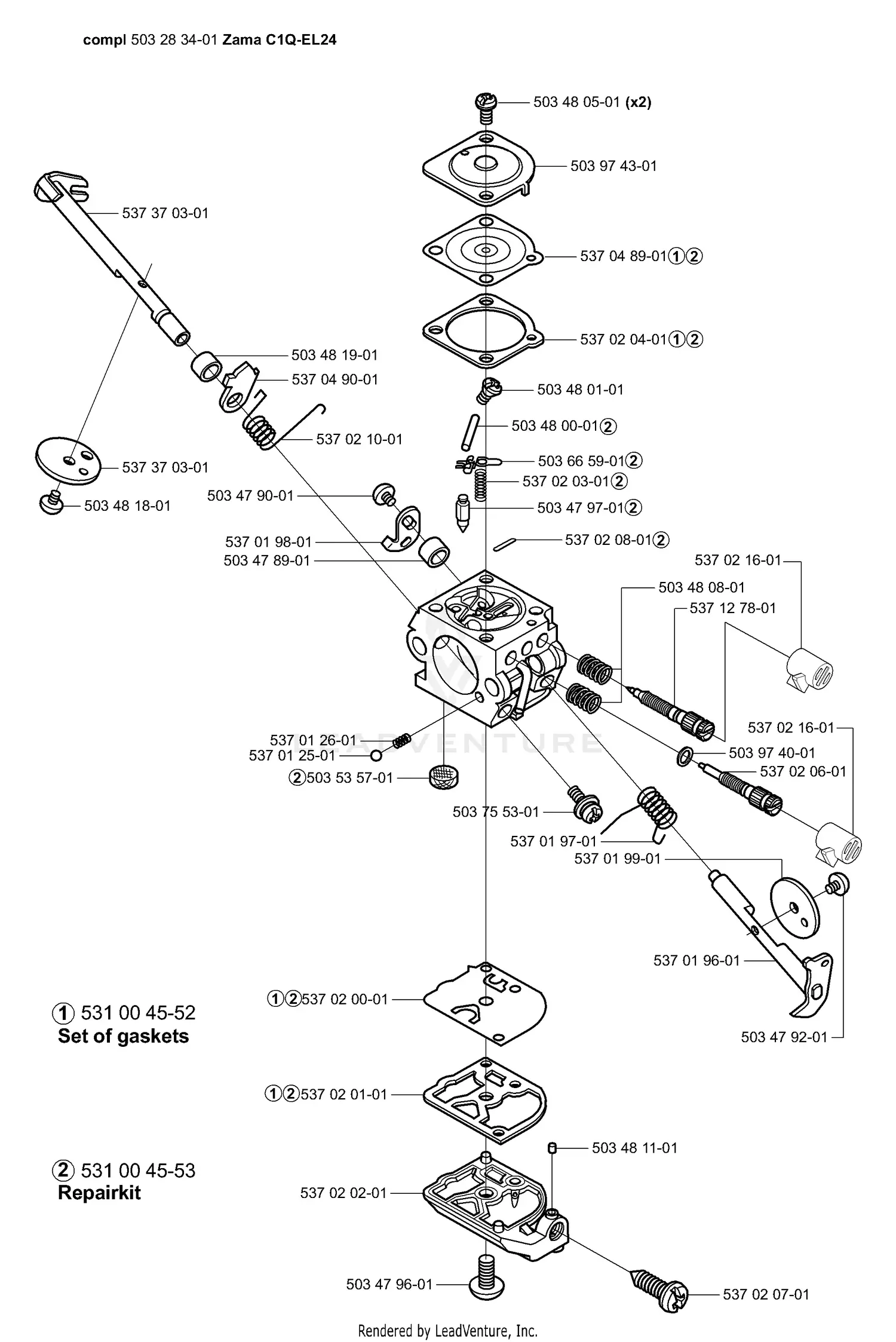 Husqvarna 326 LDx (2006-04) Parts Diagrams