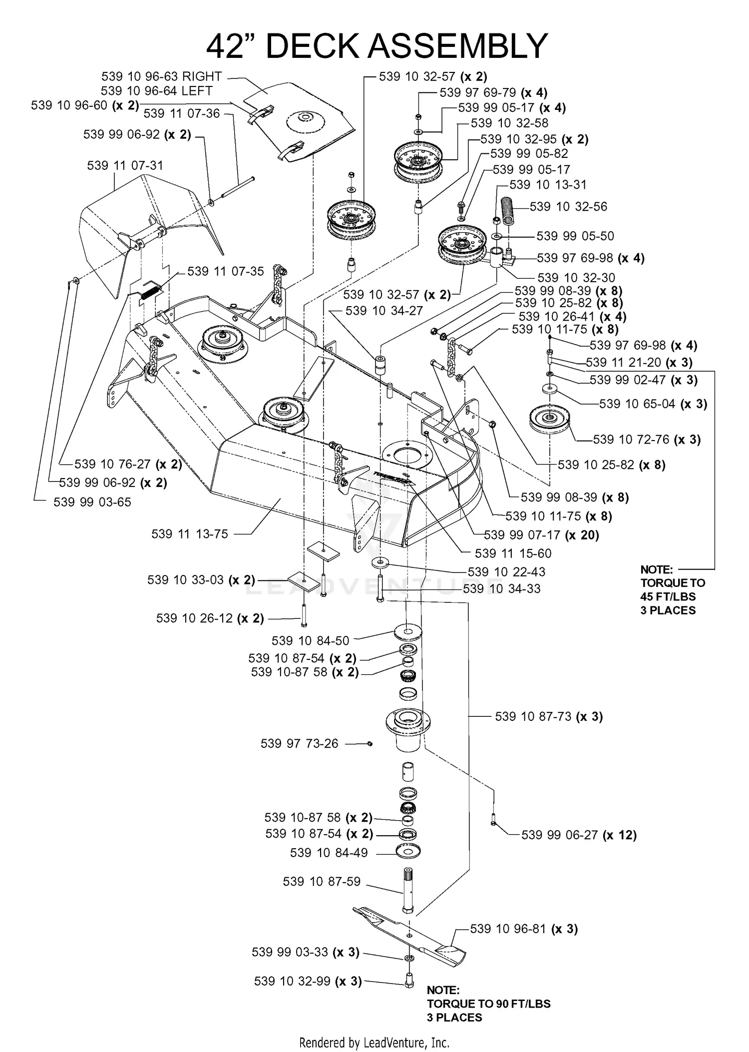 Husqvarna IZ 4817 T - 968999255 (2005-08) Parts Diagrams