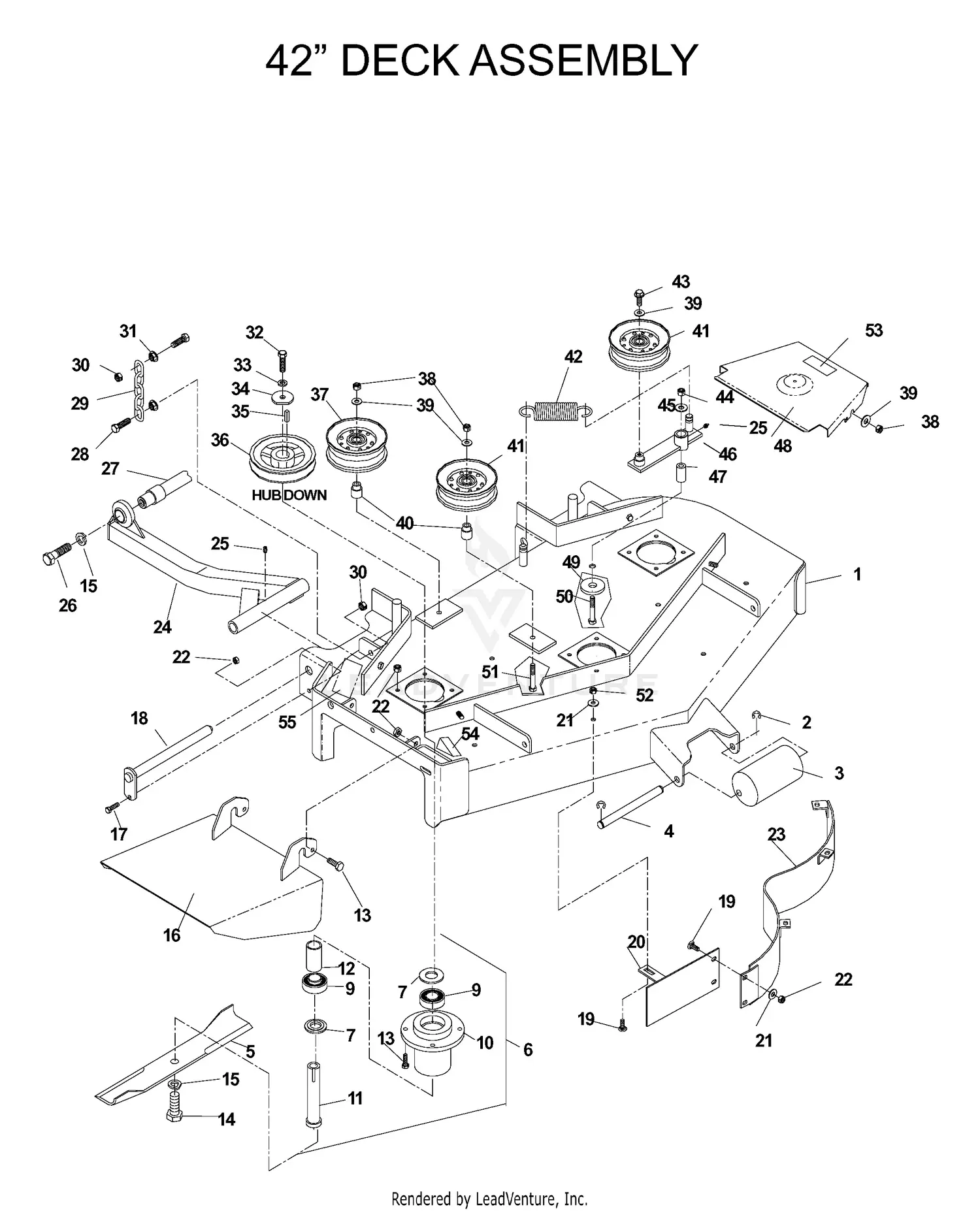 Husqvarna IZ 4821 - 968999206 (2004-08) Parts Diagrams