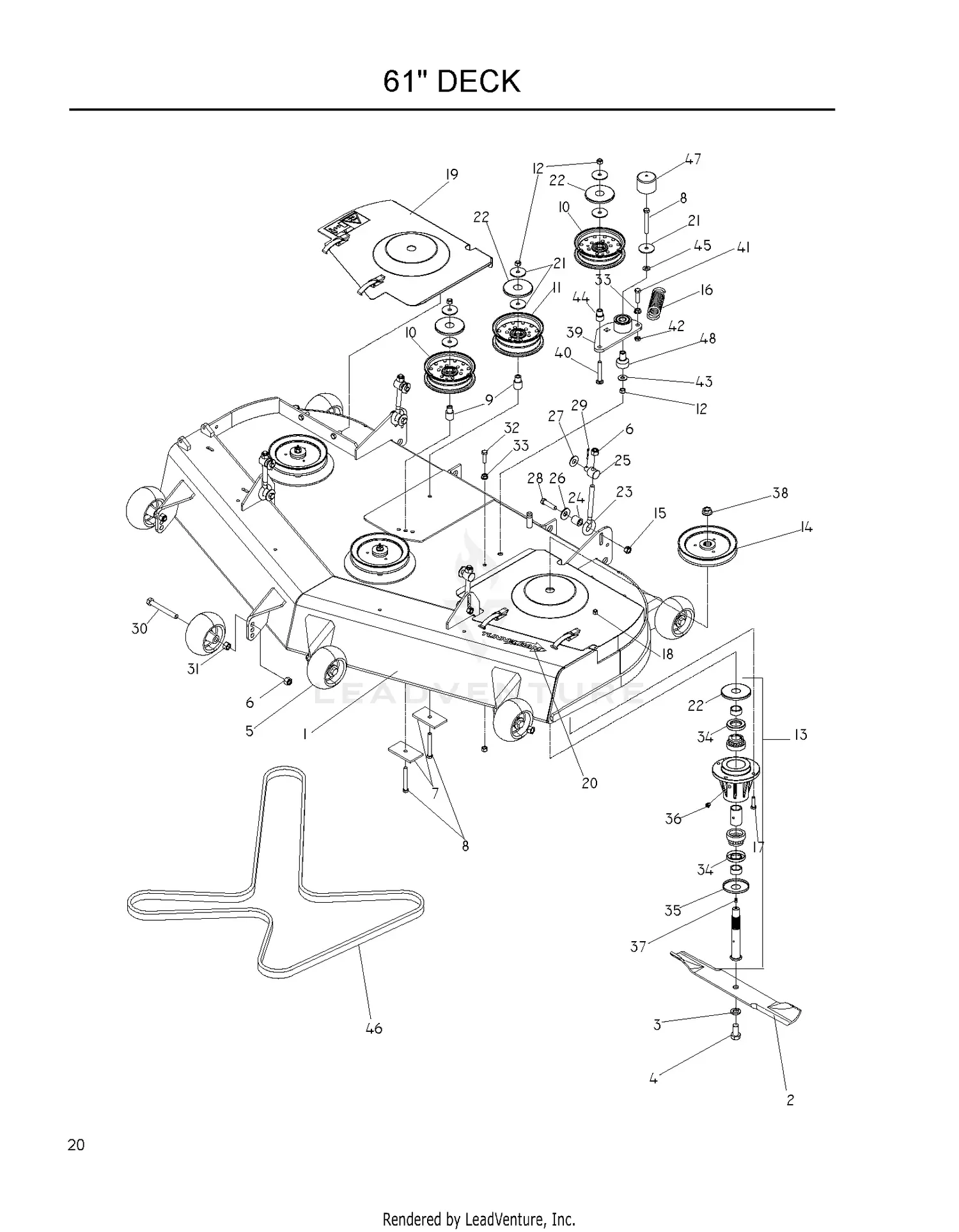 Husqvarna LZ 6127 - 968999709 (2008-01) Parts Diagrams