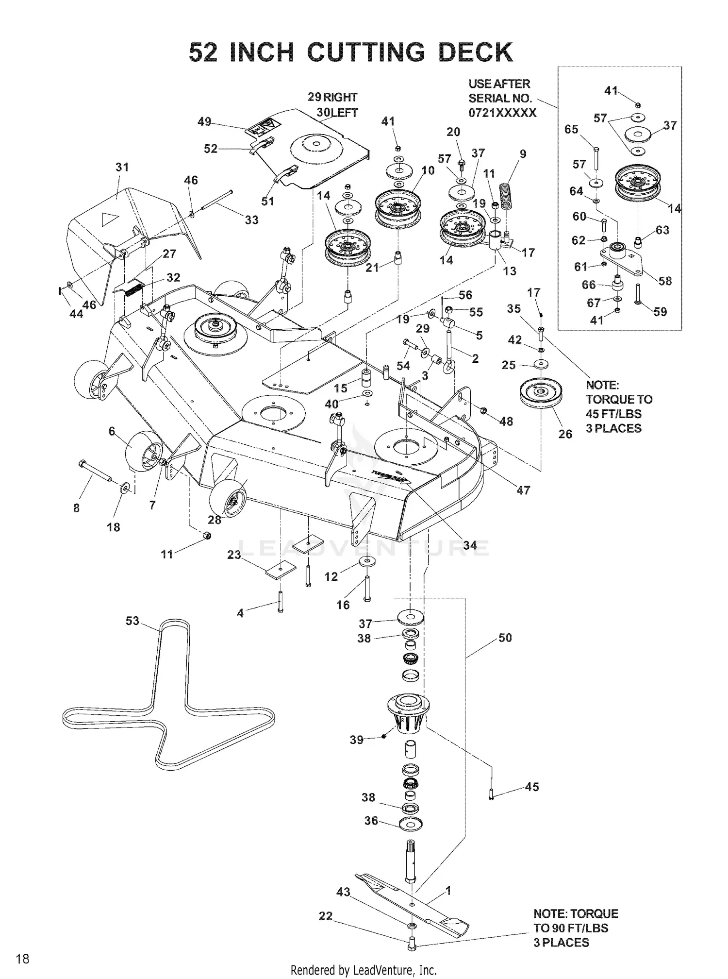 Husqvarna LZ 6130 TXPKOA - 968999311 (2007-04) Parts Diagrams