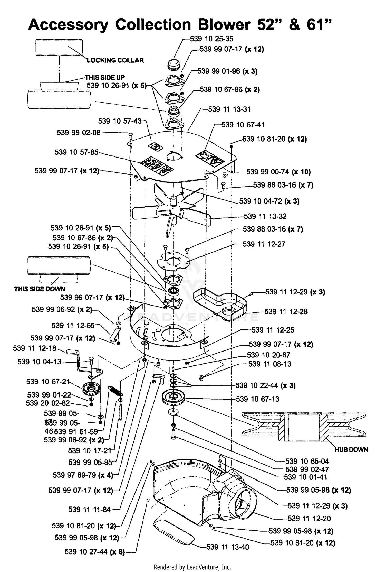 Husqvarna LZ 7227 TKOA - 968999272 (2006-04) Parts Diagrams