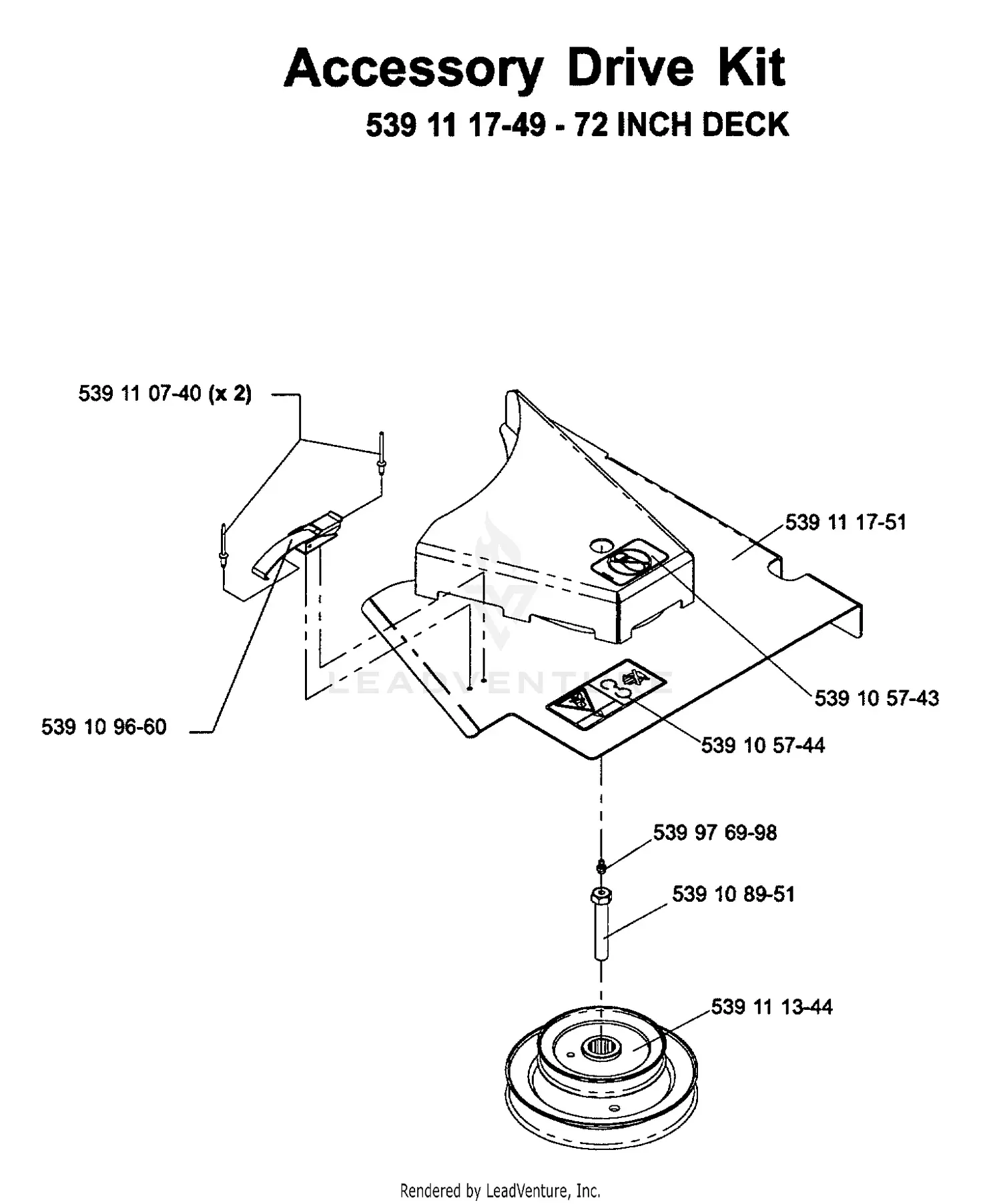 Husqvarna LZ 6125 TKAA (968999270) (2006-02) Parts Diagrams