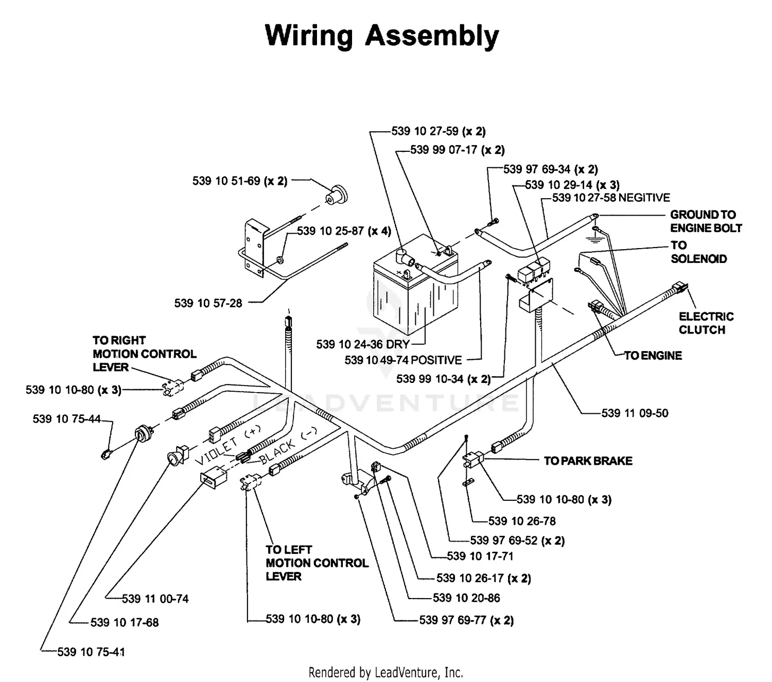 Husqvarna LZ 7227 TKOA - 968999272 (2006-04) Parts Diagrams
