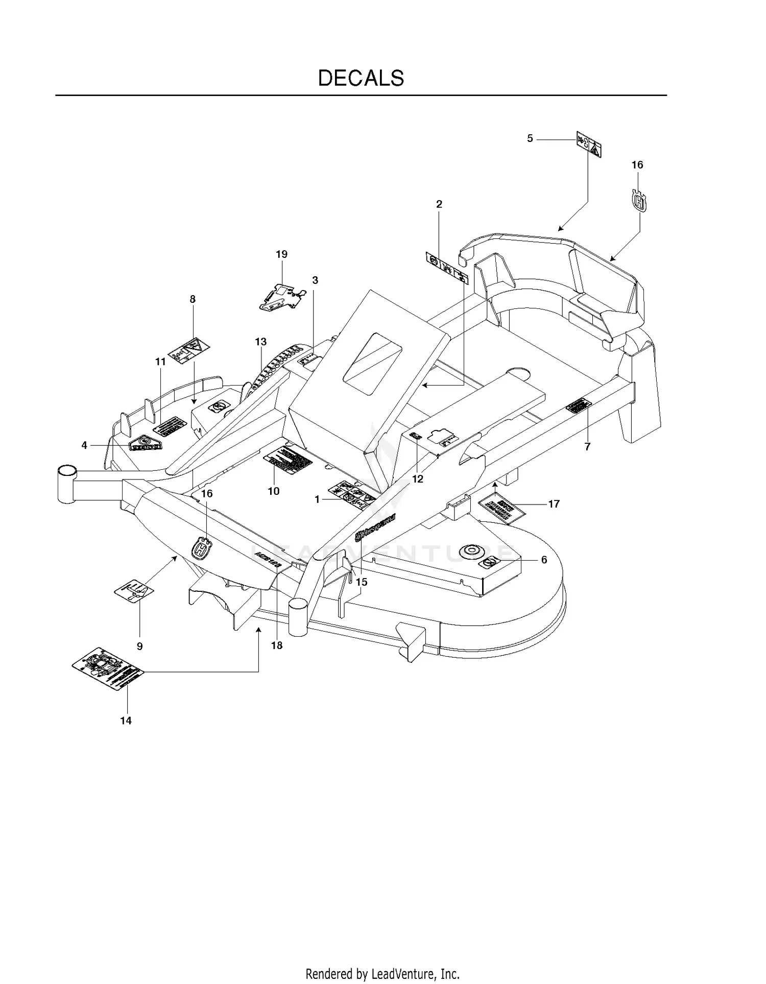 Husqvarna MZ 5225 ZT - 966690501-01 (2013-02) Parts Diagrams