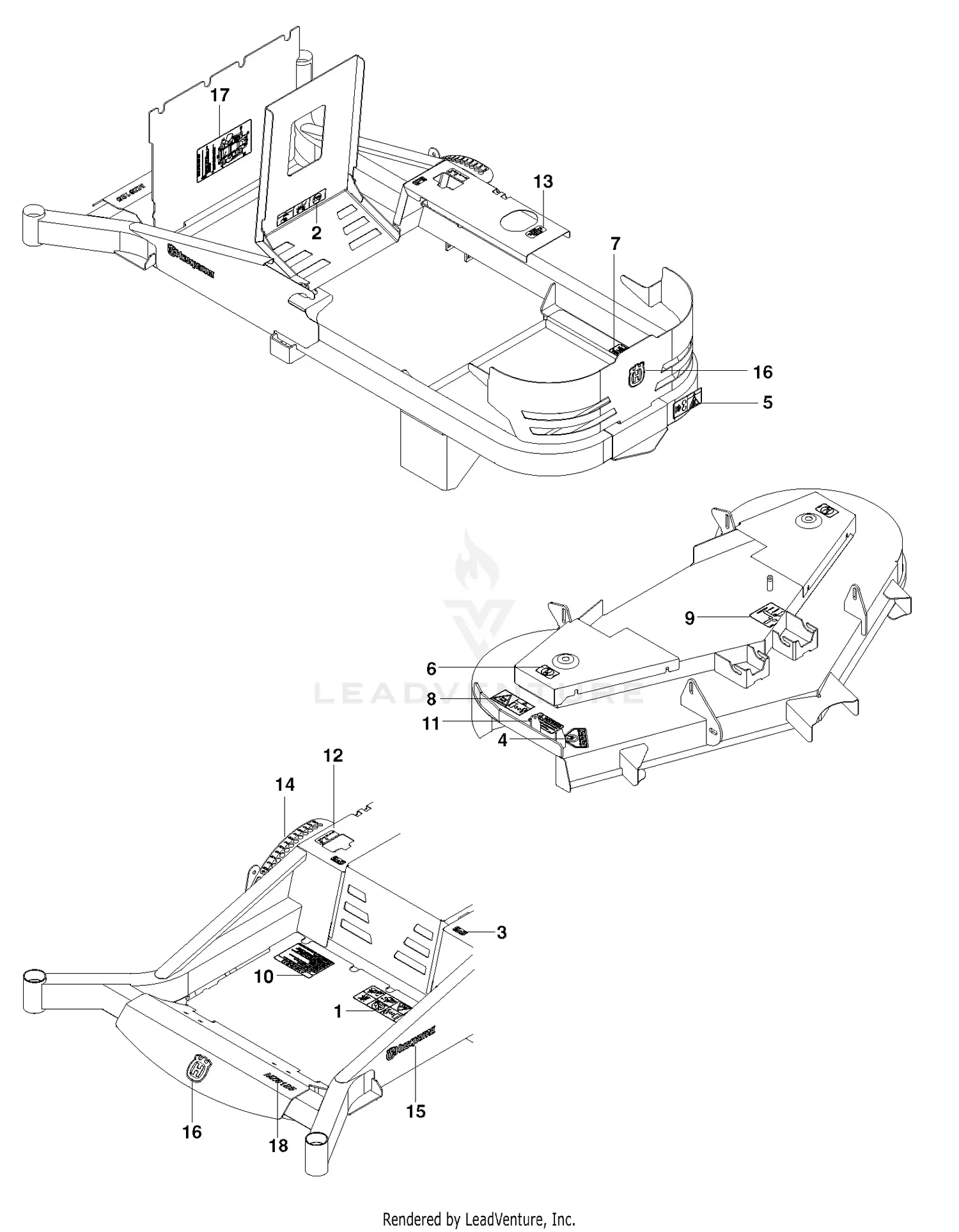 Husqvarna MZ 5226 - 965879901 (2010-03) Parts Diagrams