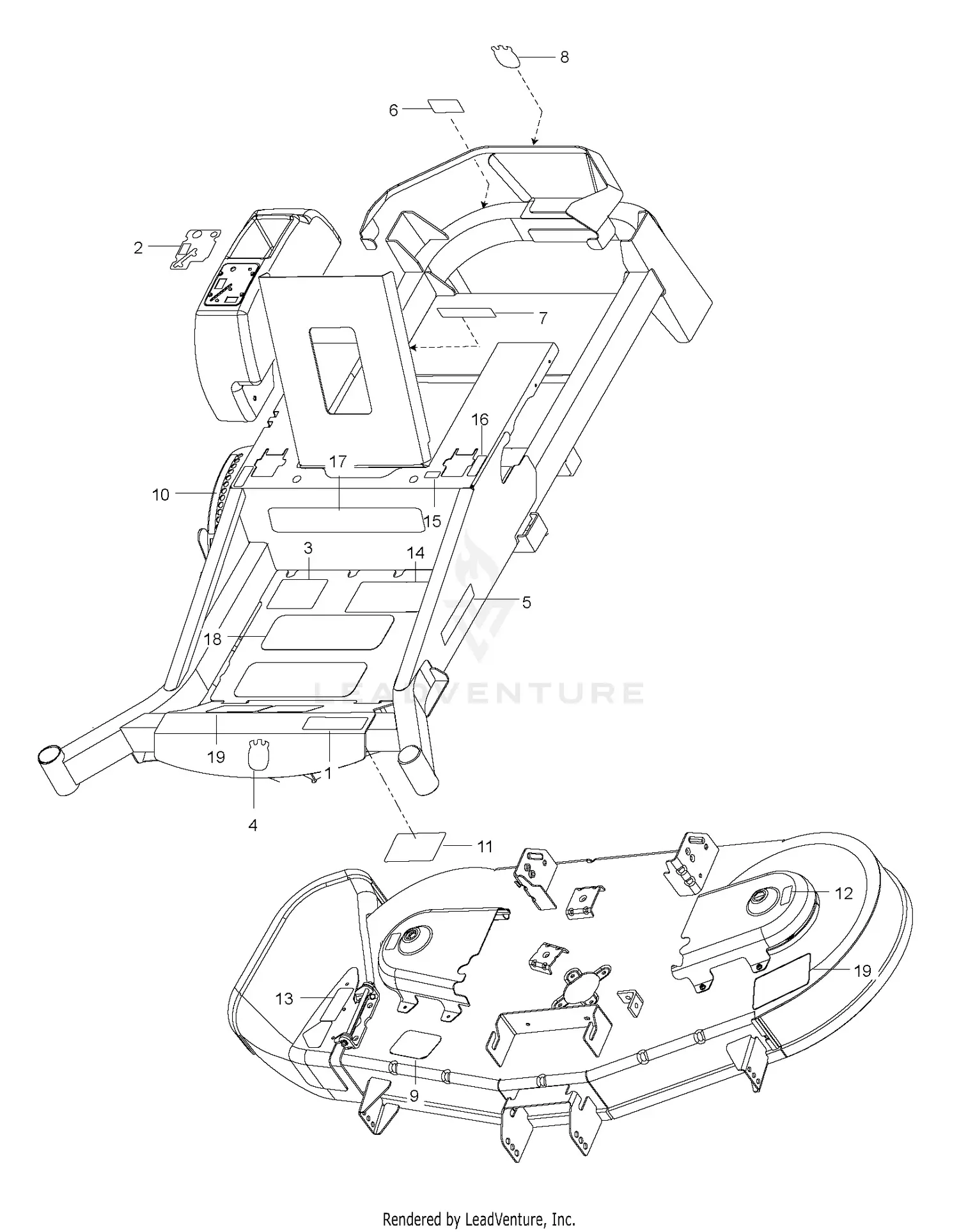 Husqvarna MZ 54 - 967696001-01 (2017-12) Parts Diagrams
