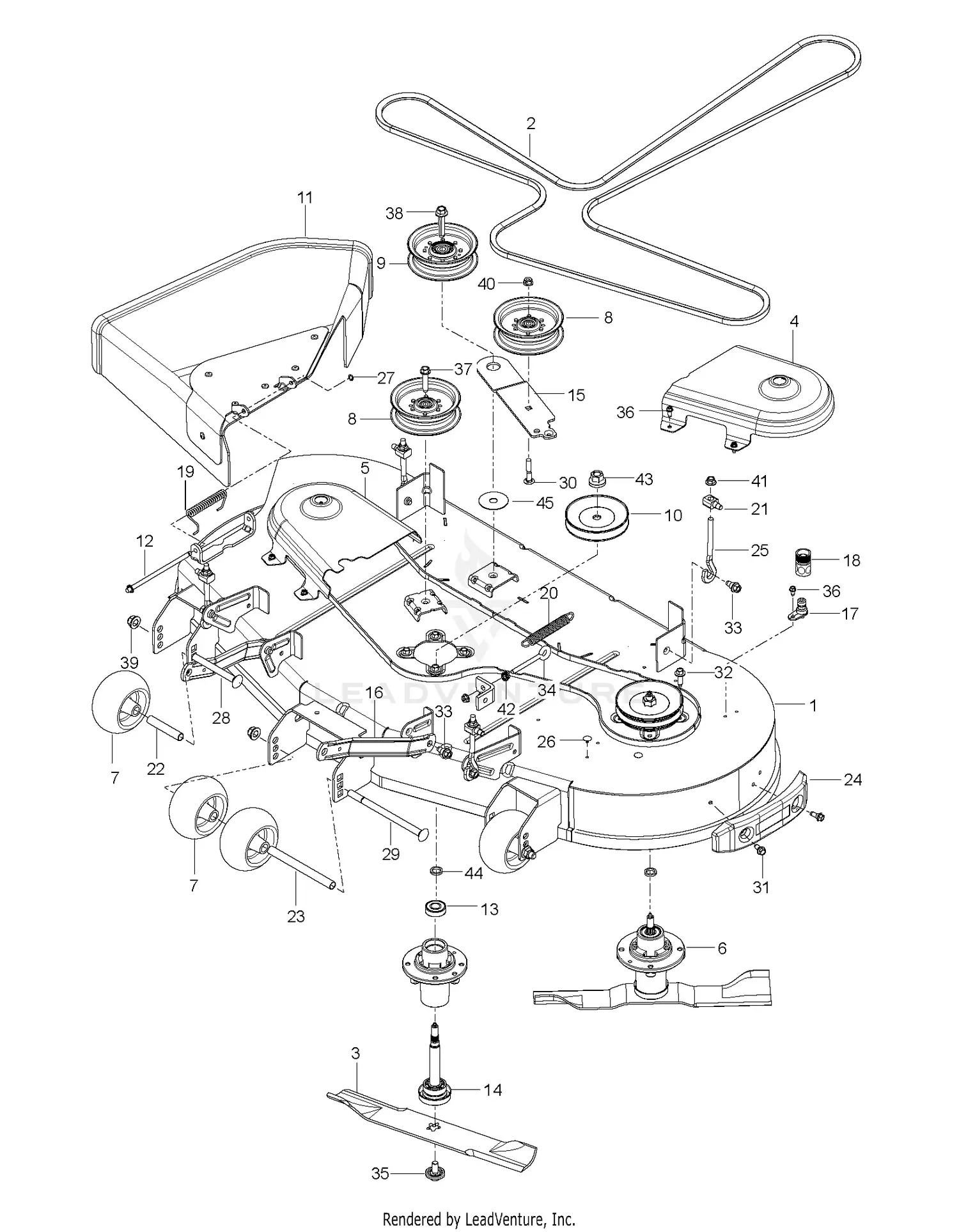 Husqvarna MZ 54 - 967696001-01 (2017-12) Parts Diagrams