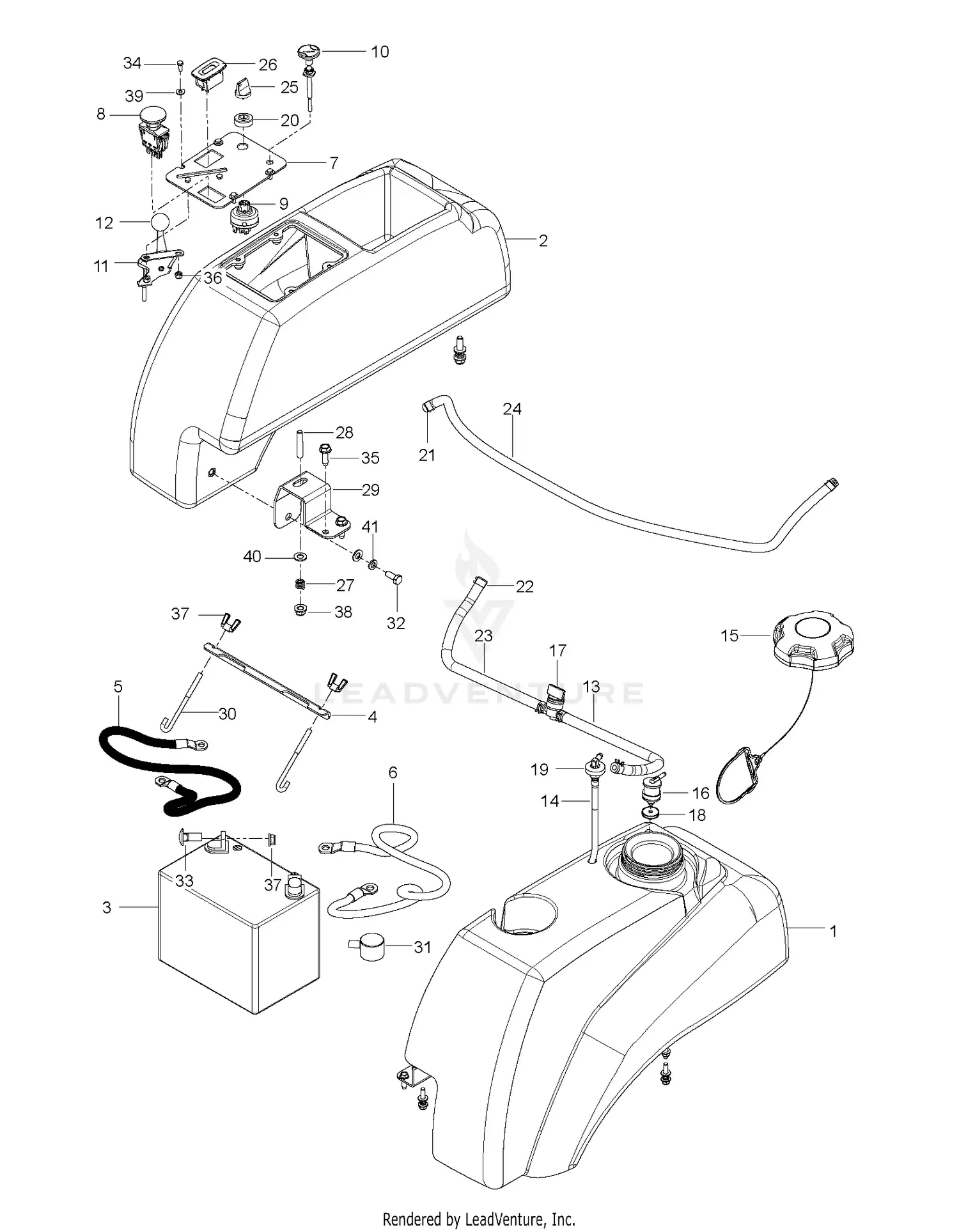 Husqvarna MZ 54 967696101 00 2017 10 Parts Diagrams