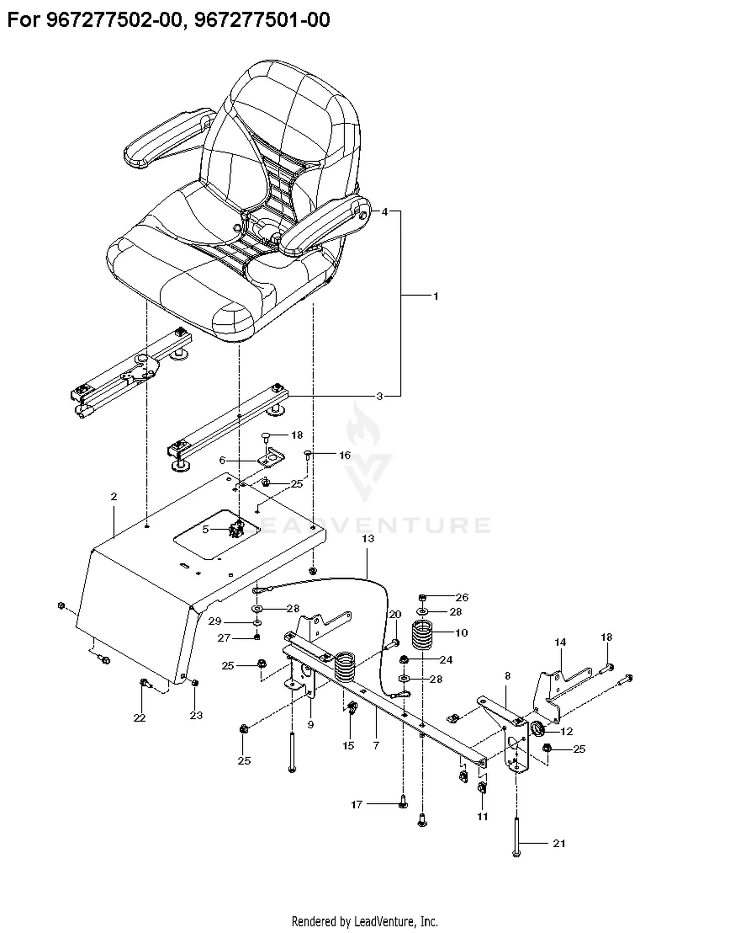 Husqvarna MZ 61 - 967277502-00 (2013-11) Parts Diagrams