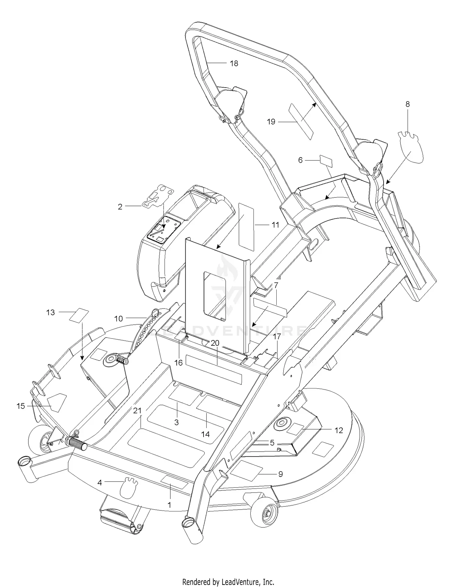 Husqvarna MZ 61 - 967277503-00 (2017-11) Parts Diagrams