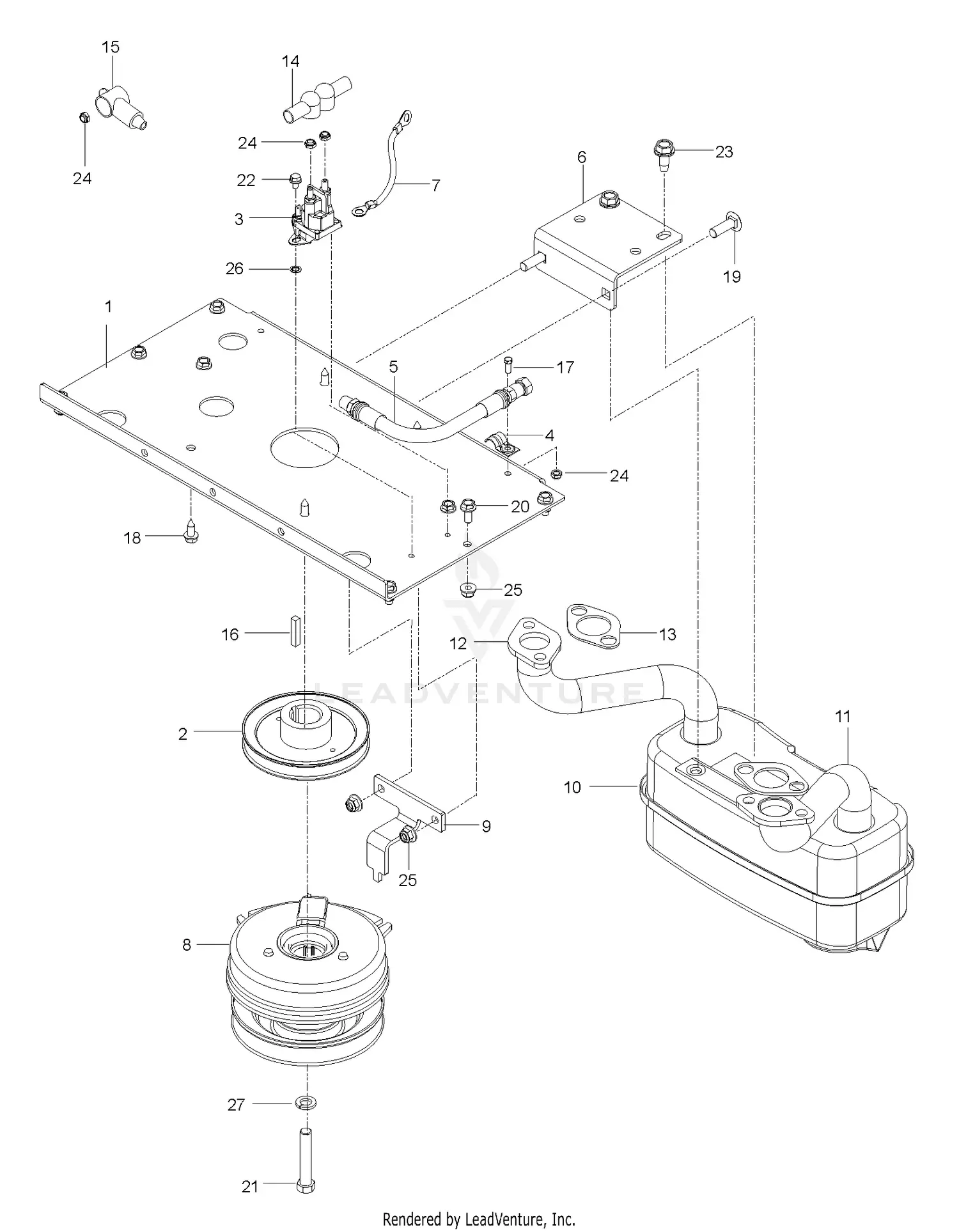 Husqvarna M-ZT 61 - 967844201-00 (2017-12) Parts Diagrams