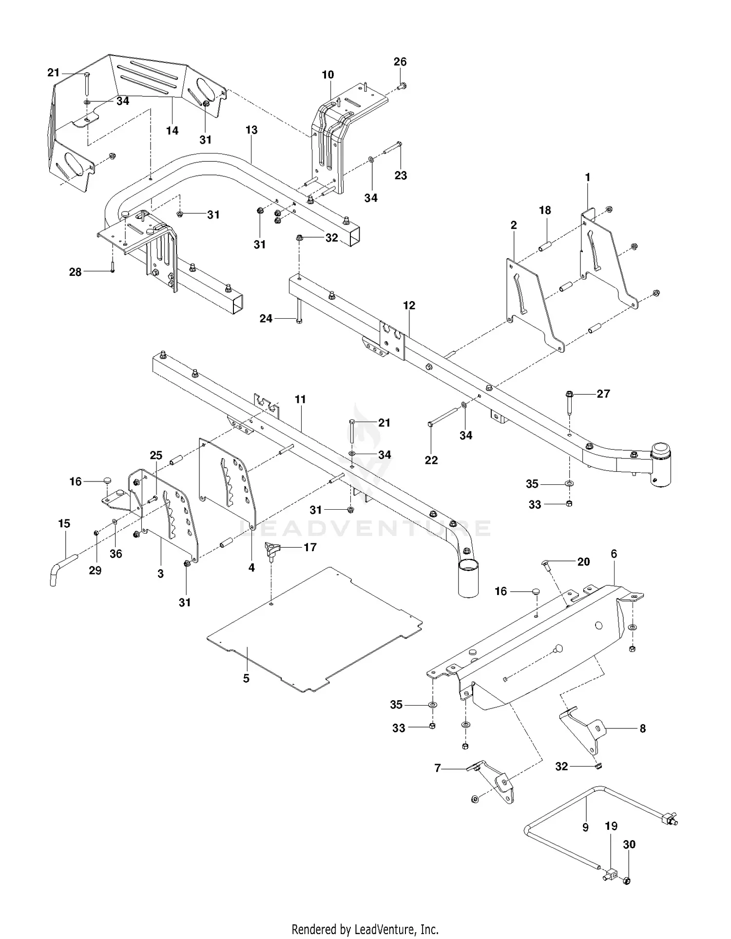 Husqvarna RZ 5424 - 289821 (2011-09) Parts Diagrams