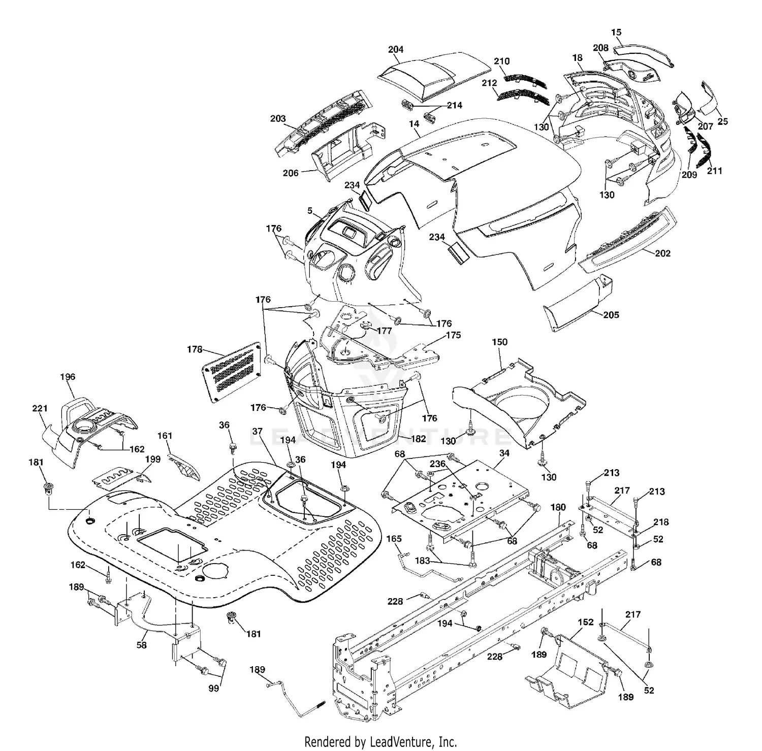スピアーノ HF21S H14.2～H20.11 配線図有■純正風〜リモコン２個 Husqvarna YTH 2146 XP (96043002900) (2006-12) Parts Diagrams
