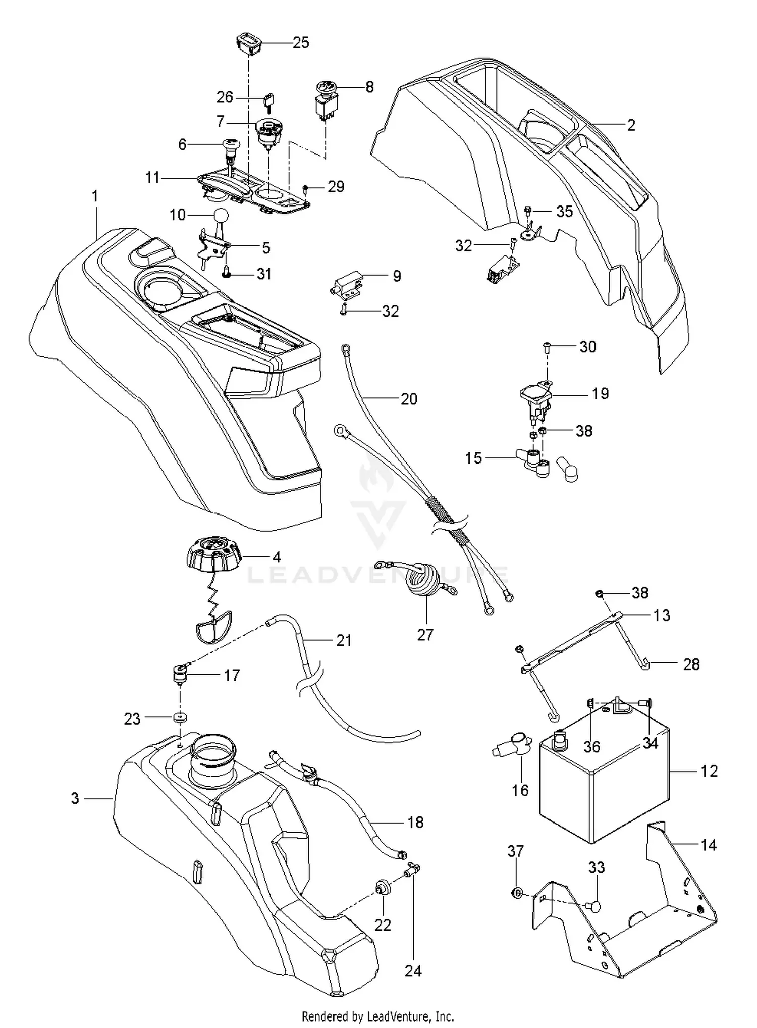 Husqvarna Z 254 - 967271701-00 (2016-11) Parts Diagrams