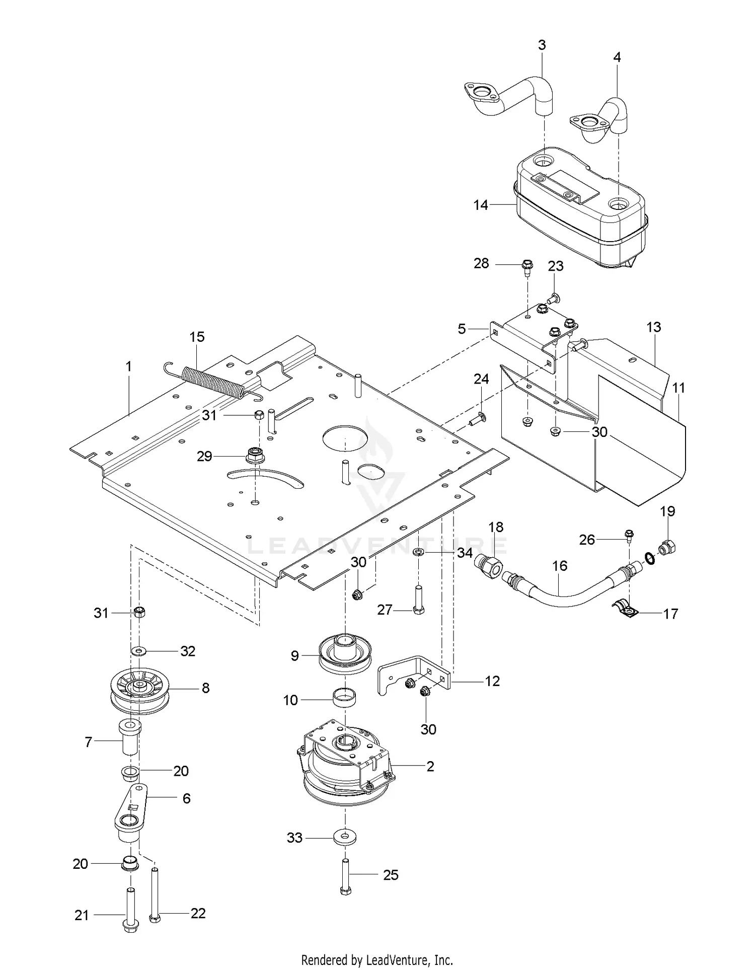 Husqvarna Z 254 - 967324303-00 (2015-01) Parts Diagrams