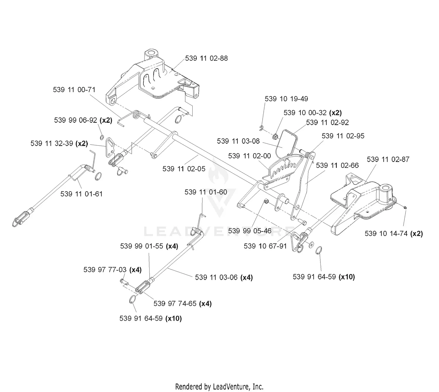 Husqvarna Z 4217 BIA (968999280) (2006-04) Parts Diagrams