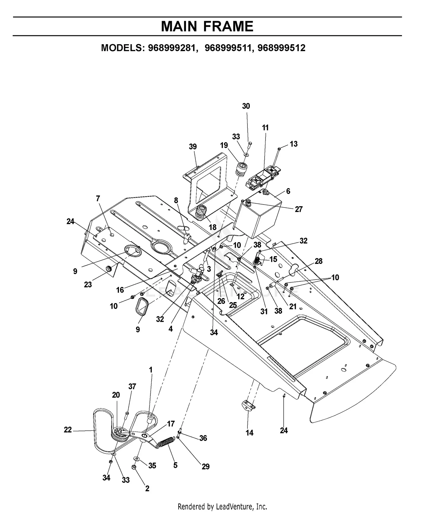 Husqvarna Z4218 - 968999281 (2006-09) Parts Diagrams