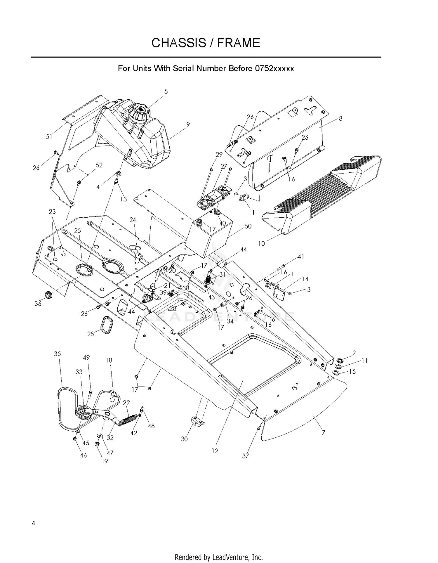 Husqvarna Z4619 - 968999656 (2007-12) Parts Diagrams
