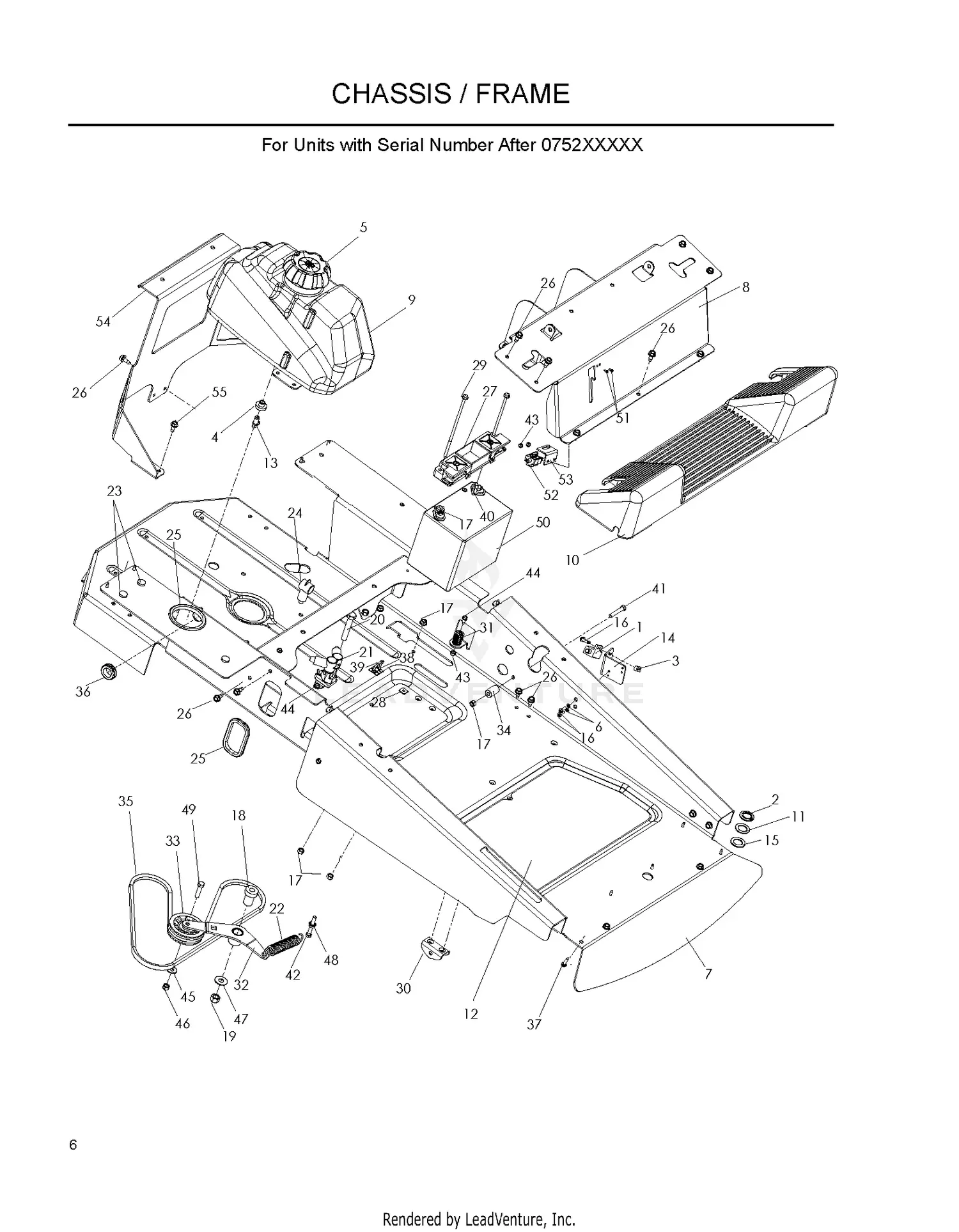 Husqvarna Z5426 - 968999508 (2007-12) Parts Diagrams