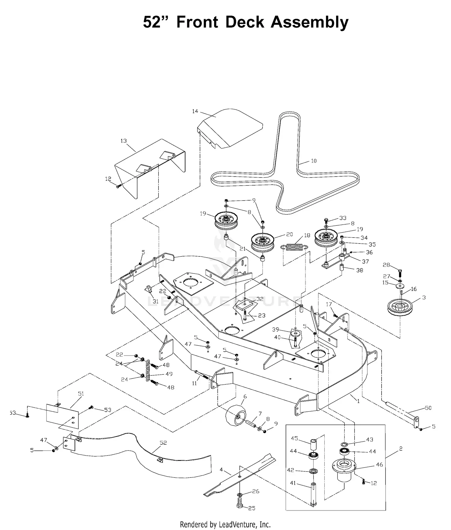 Husqvarna ZTH 6123 - 968999203 (2002-10) Parts Diagrams