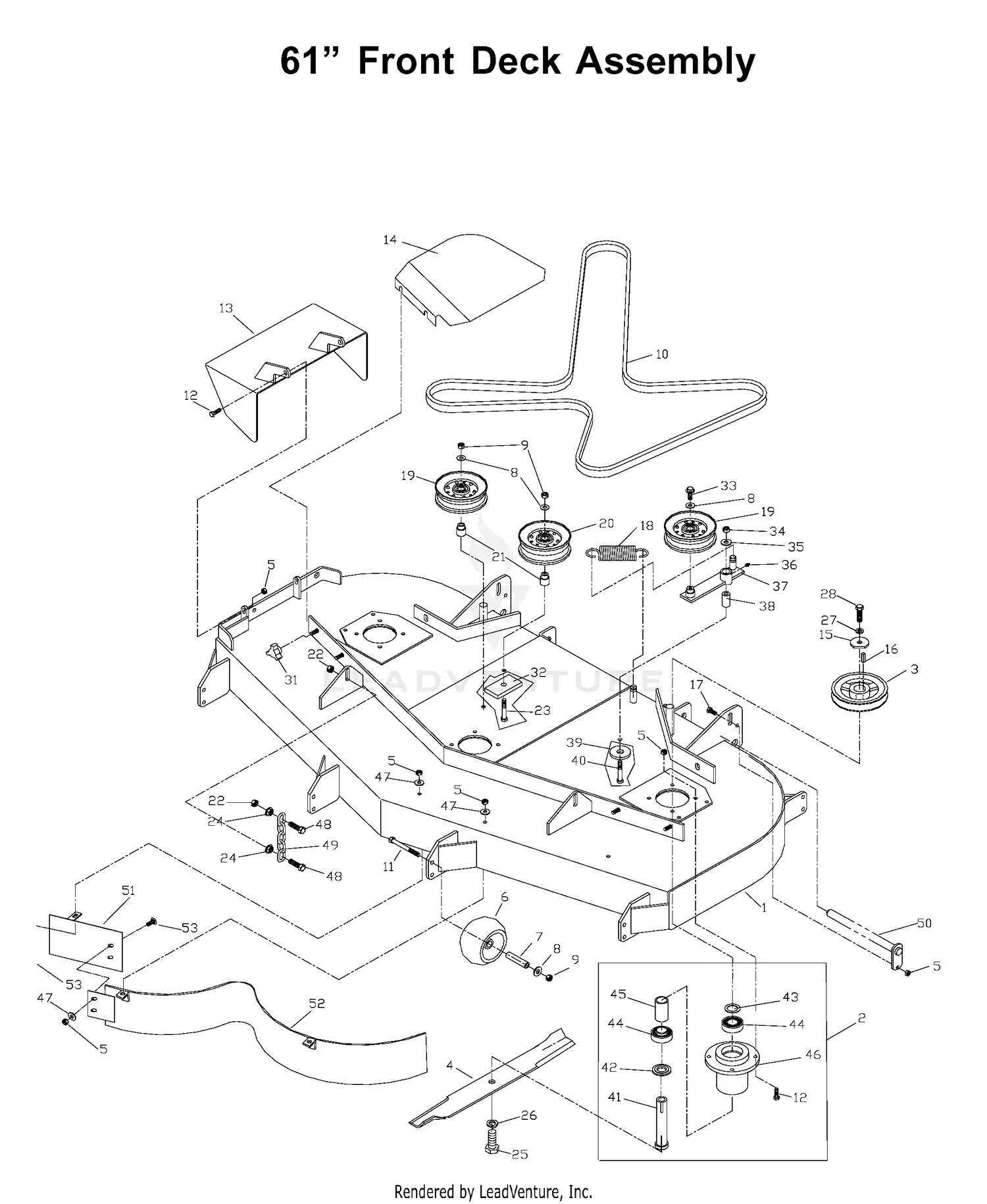Husqvarna ZTH 6123 - 968999203 (2002-10) Parts Diagrams
