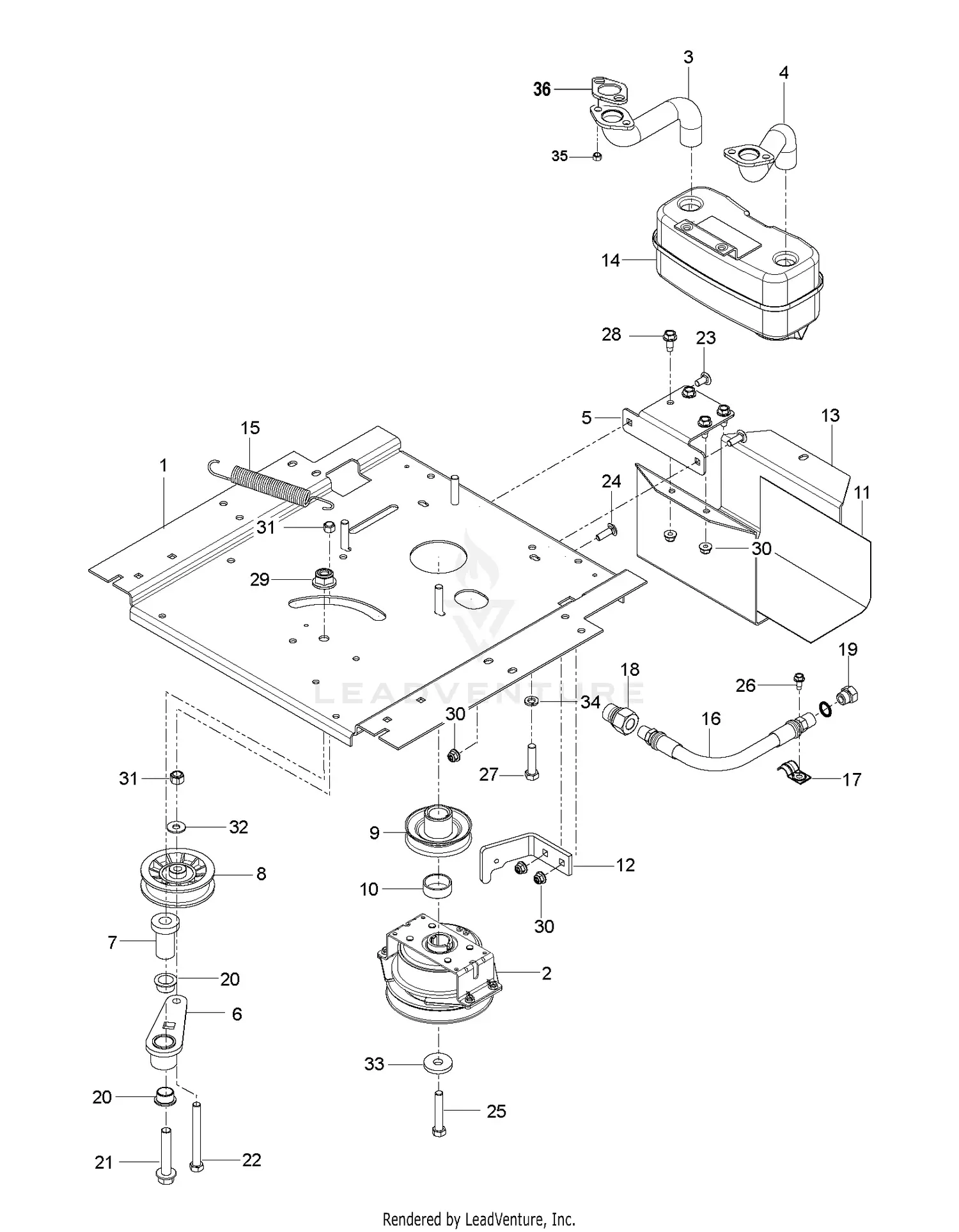 Husqvarna Z 254F - 967954001-01 (2020-05) Parts Diagrams
