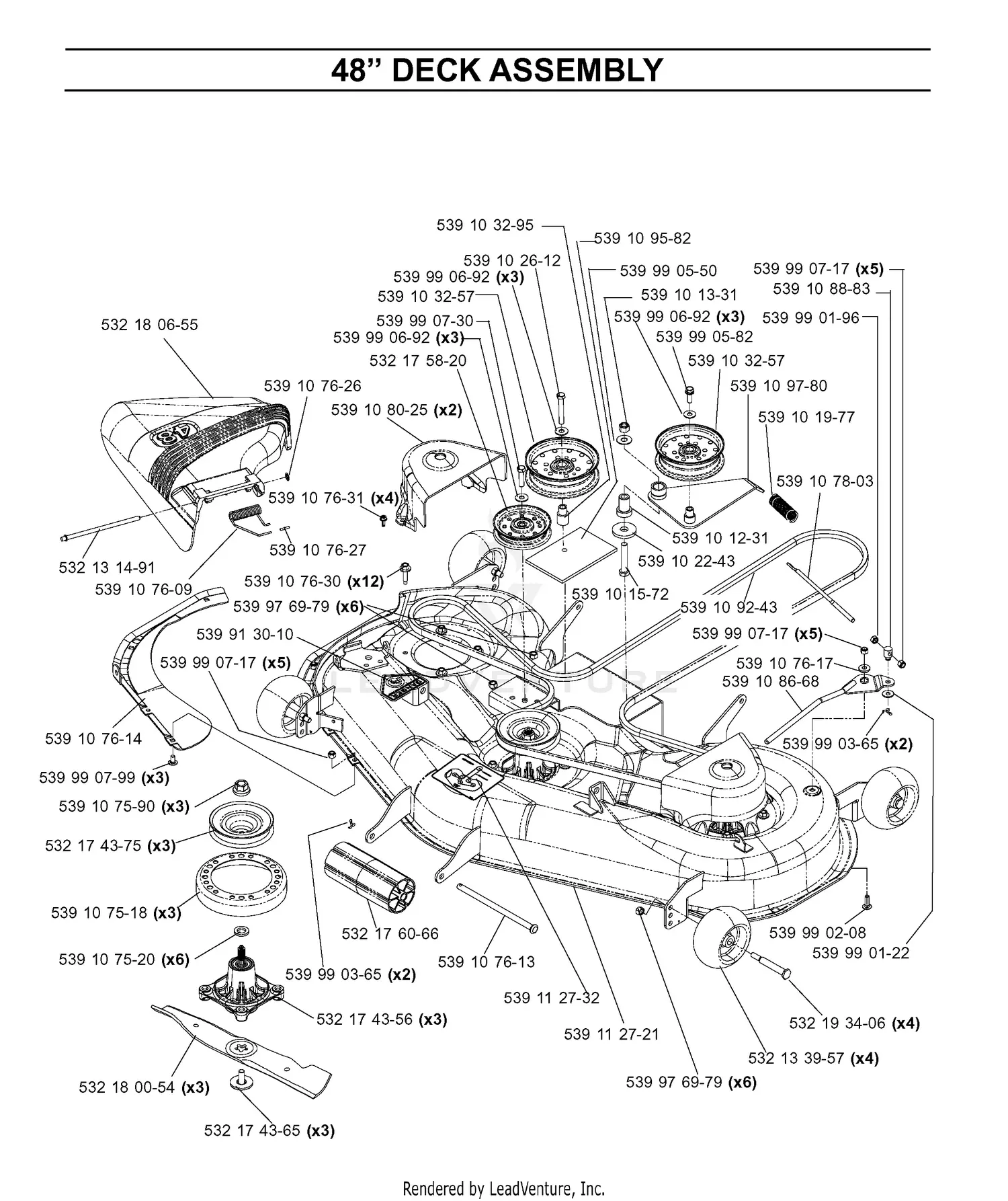 Husqvarna Z4822 - 968999301 (2006-03) Parts Diagrams