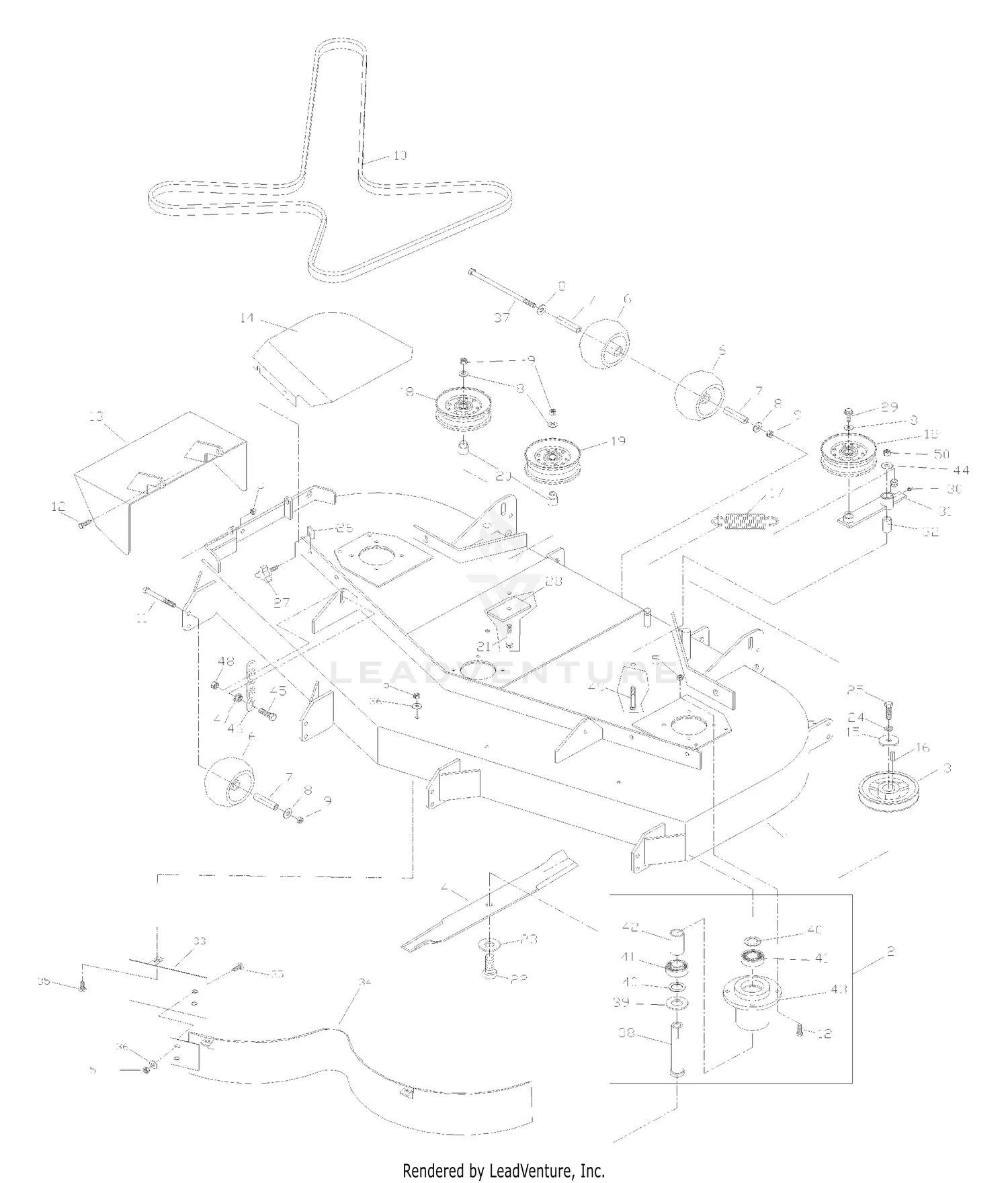 Husqvarna ZTH 7226 KOA (968999175) (2002-10) Parts Diagrams