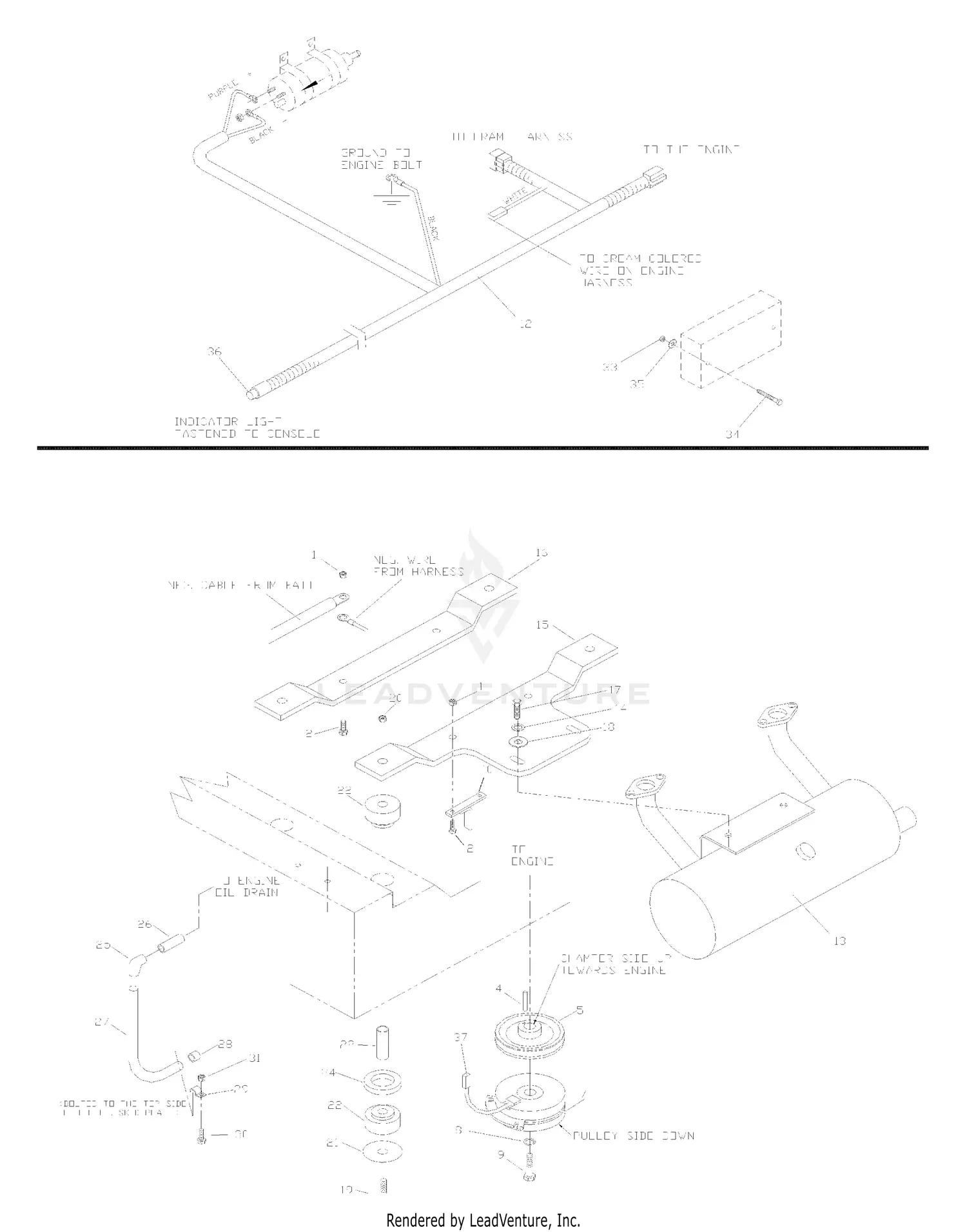 Husqvarna ZTH 6127 KOB (968999224) (2002-10) Parts Diagrams