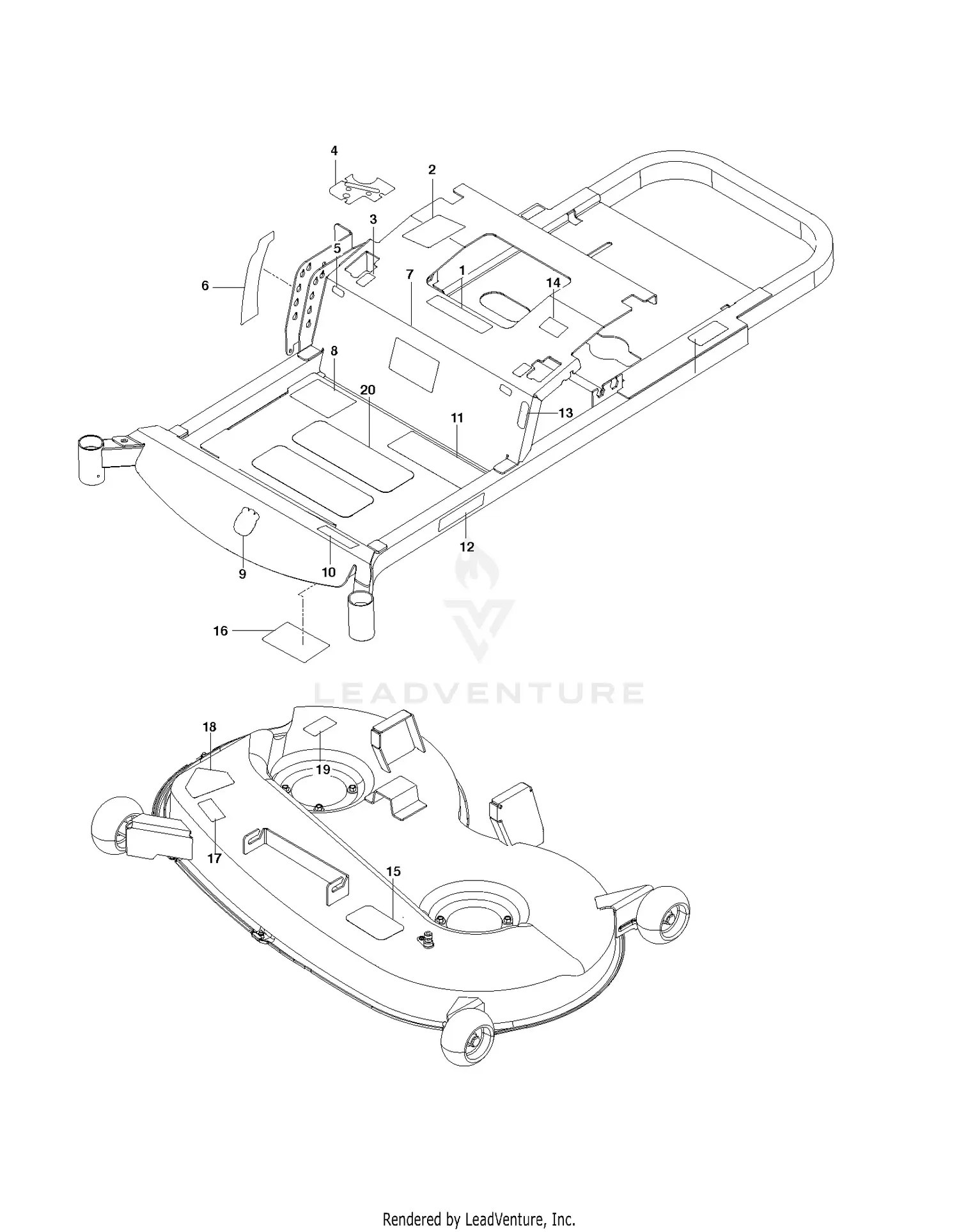 Husqvarna RZ 4621 - 966659101-00 (2011-09) Parts Diagrams