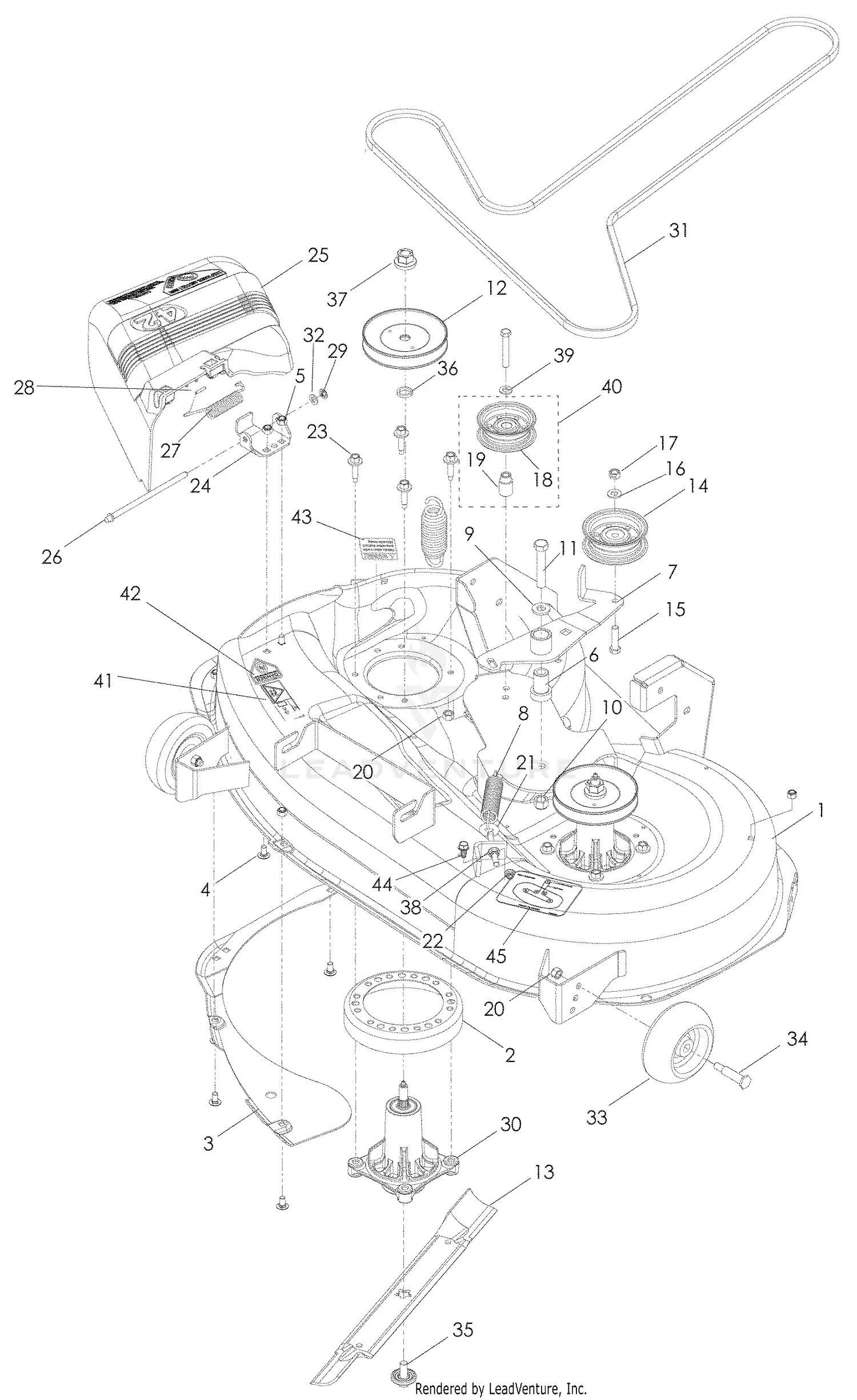 Husqvarna RZ 5424 (965881301) (2009-01) Parts Diagrams
