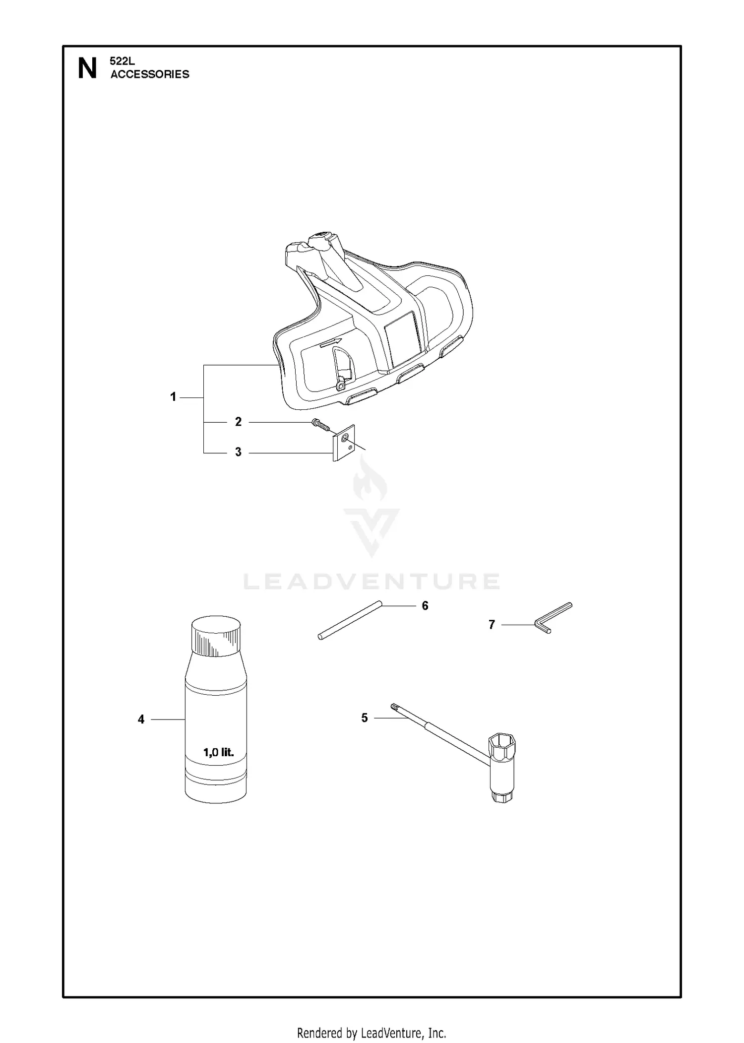 Husqvarna 522 L Parts Diagrams
